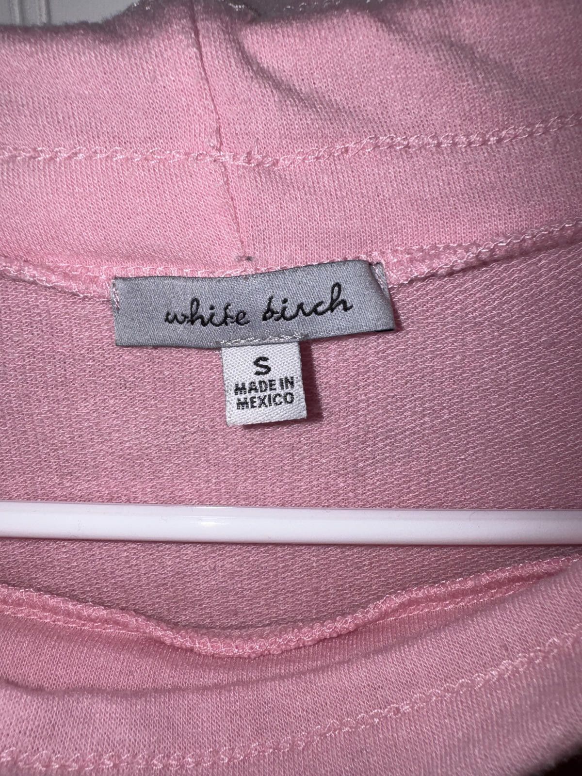 Other White Birch Pink Long Sleeve Top with Patterned Hem, Size S Size S / US 4 / IT 40 - 2 Thumbnail