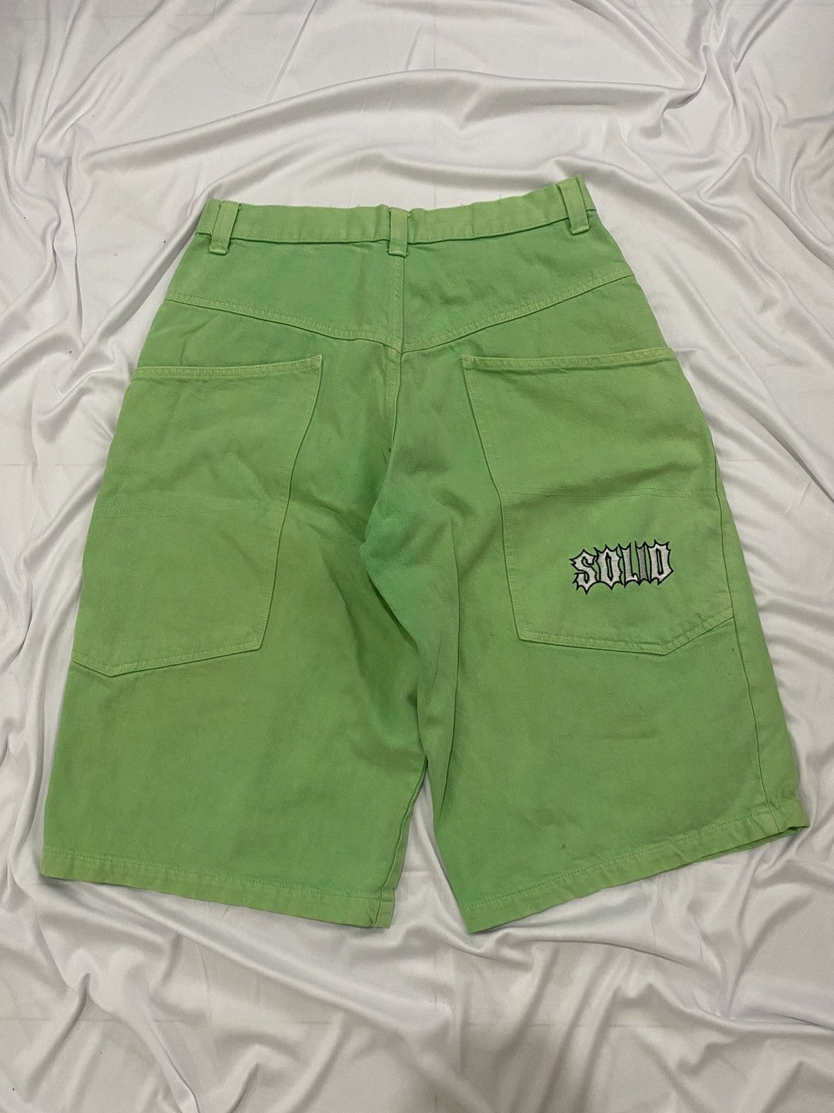 Japanese Brand 2000s jorts baggy solid gang pant Size US 32 / EU 48 - 1 Thumbnail