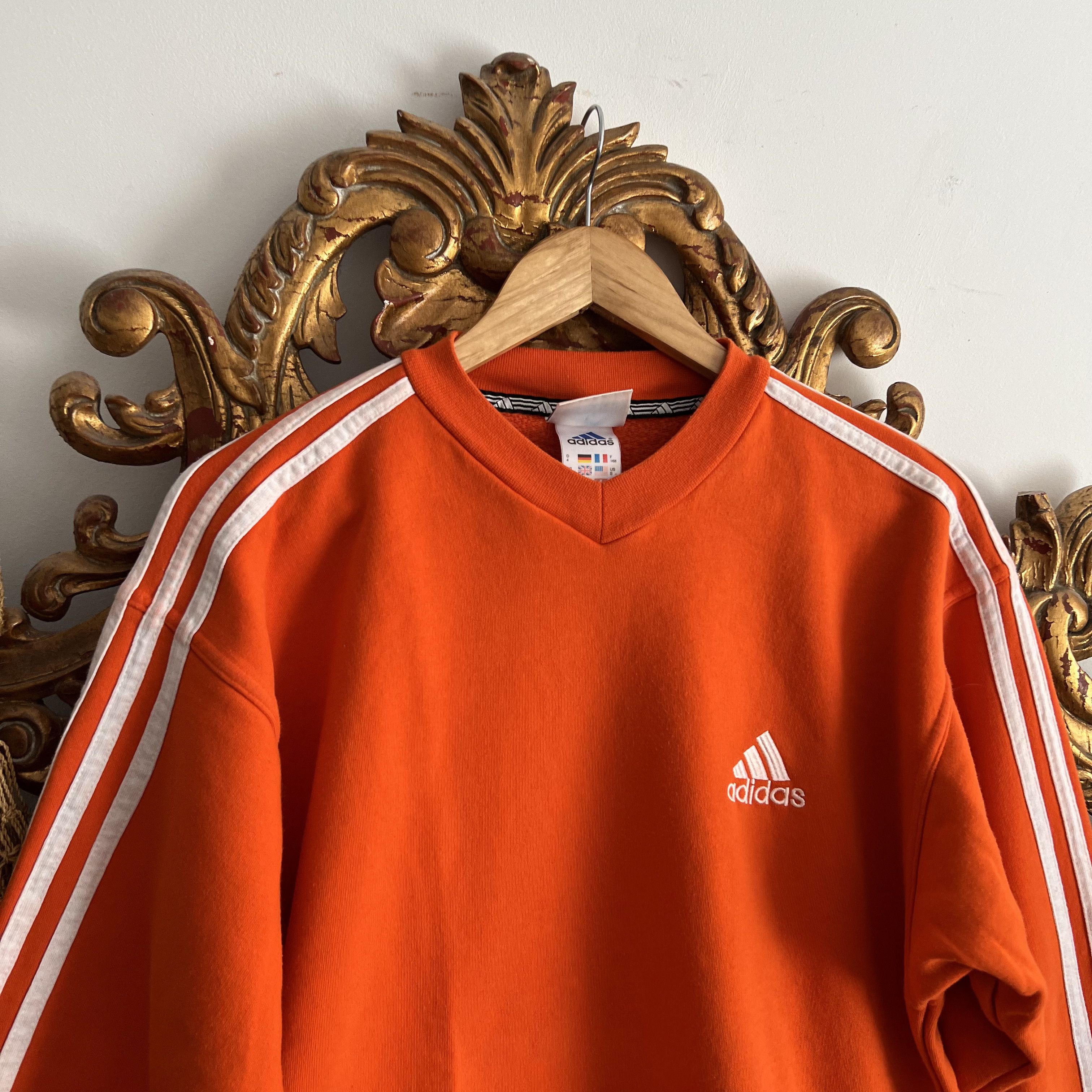Adidas Womens Adidas sweatshirt Orange vintage streetwear y2k Size US M / EU 48-50 / 2 - 3 Thumbnail