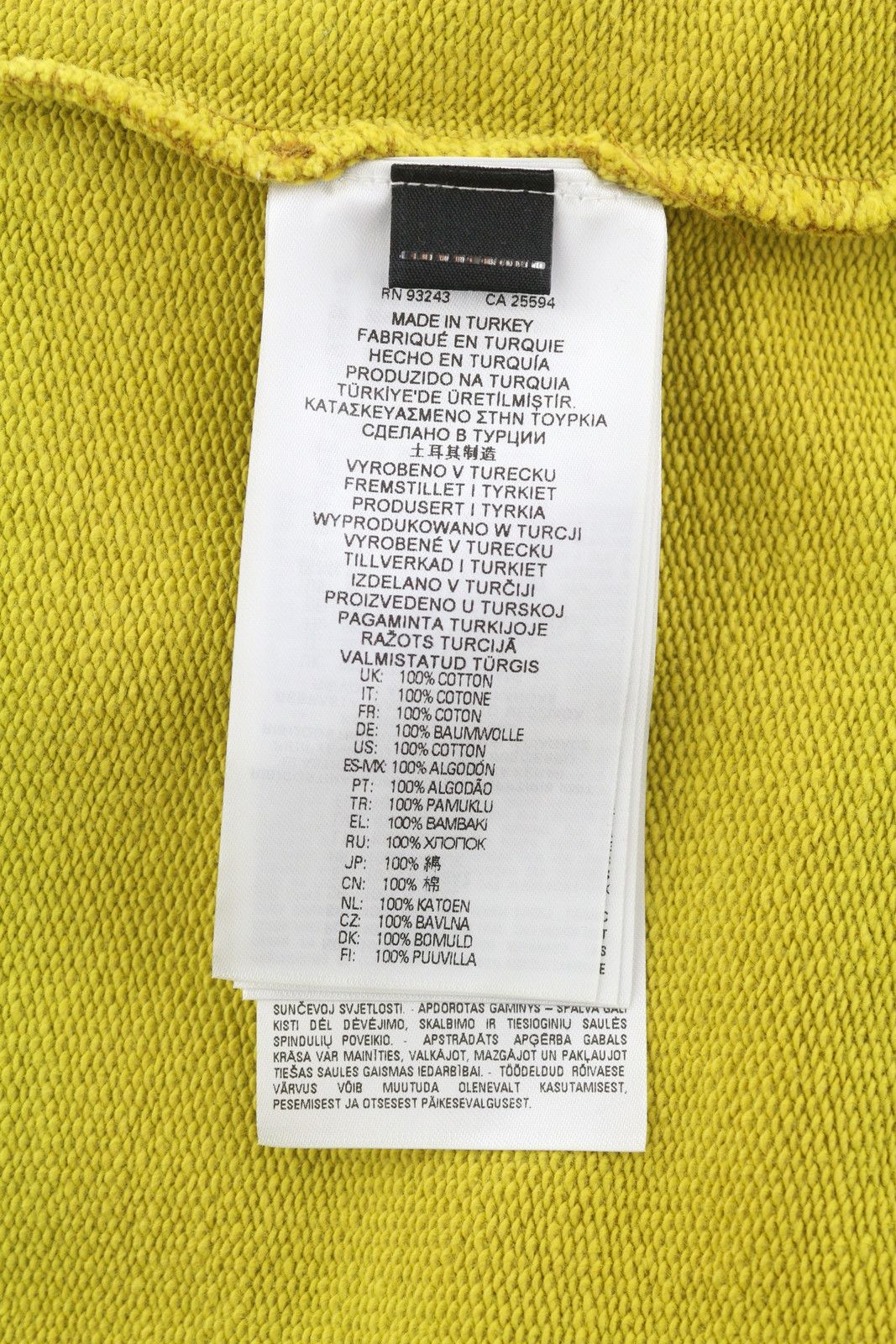 Diesel S-VULCHOOD XS Mustard Oversized Logo Hoodie 41042 Size US XS / EU 42 / 0 - 8 Thumbnail