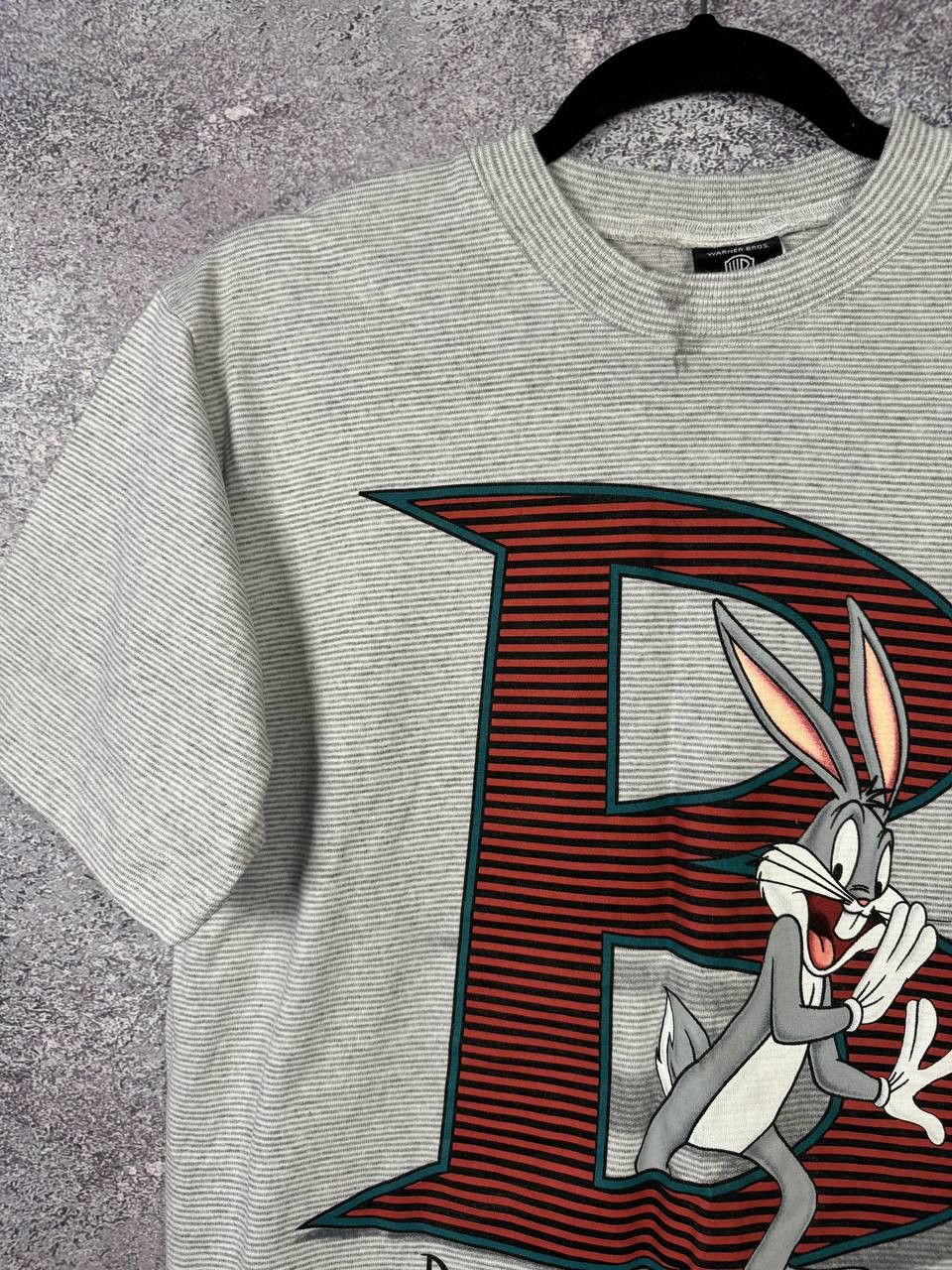 Warner Bros 90's Bugs Bunny Looney Tunes Single Stitch 1998 Tee Size US M / EU 48-50 / 2 - 6 Thumbnail