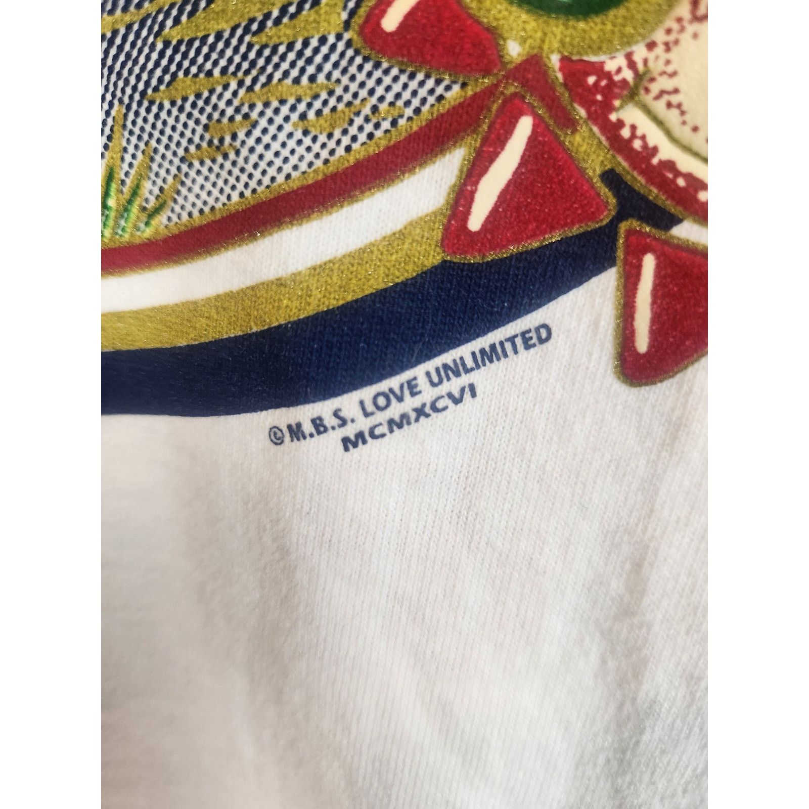 Fruit Of The Loom Vintage 1996 Branson Puff Print T men's medium Size US M / EU 48-50 / 2 - 3 Thumbnail