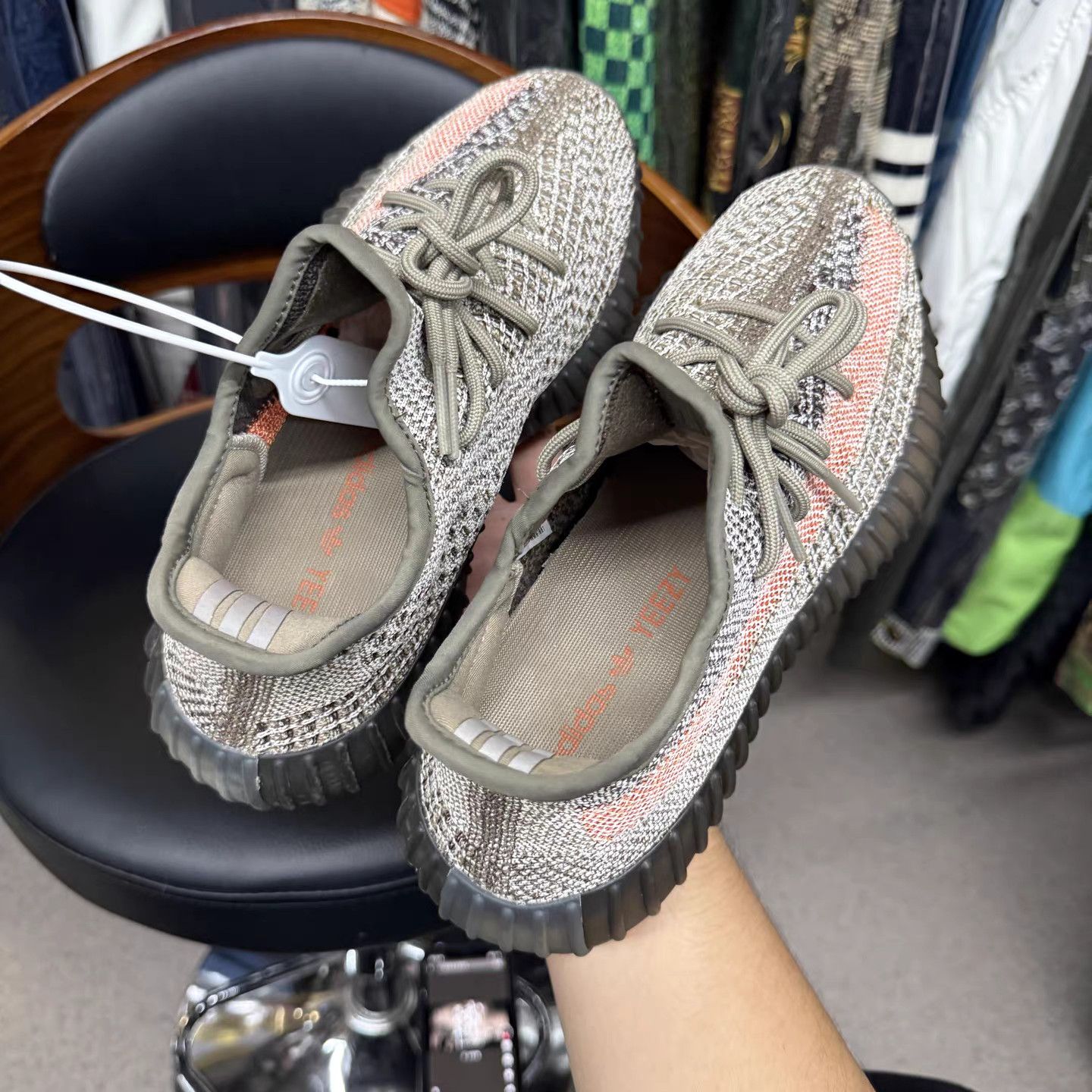 Adidas adidas Yeezy Boost 350 V2 Volcanic Ash Sneakers K15 Size US 7 / EU 40 - 8 Thumbnail