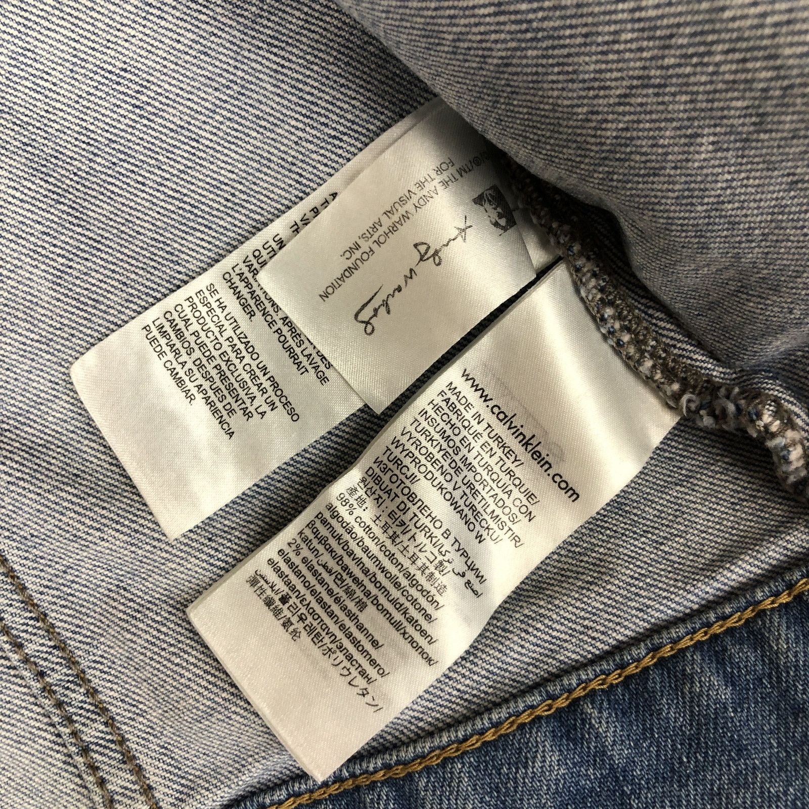 Calvin Klein × Calvin Klein 205W39NYC × Raf Simons Raf Simons Era Calvin Klein x Andy Warhol Denim Rodeo Jacket Size US S / EU 44-46 / 1 - 8 Thumbnail