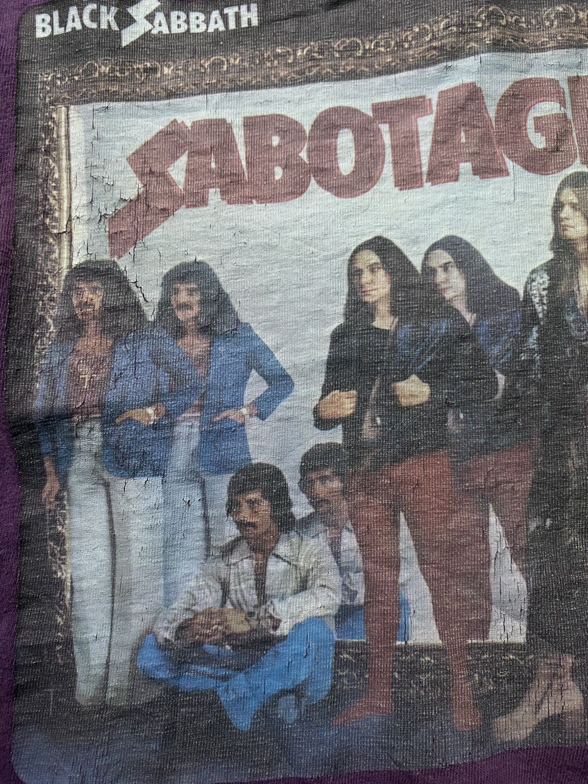 Band Tees Rare 80's Black Sabbath Sabotage Rock Tshirt Size US M / EU 48-50 / 2 - 5 Thumbnail