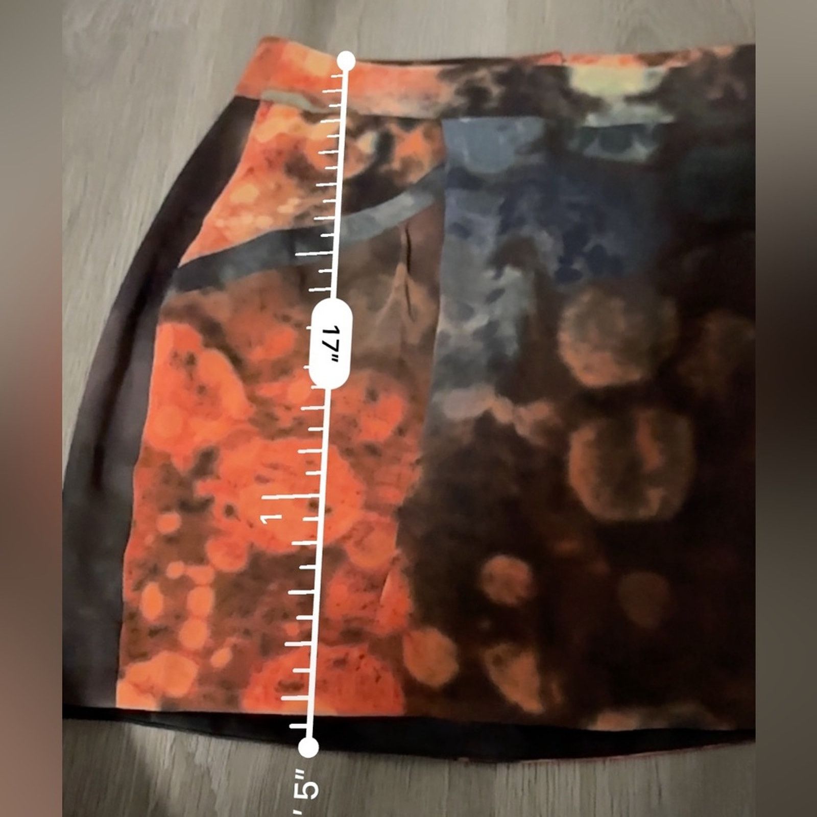 7 For All Mankind 7 For All Mankind Multicolor Sunrise Print Pocket Mini Skirt Size 30" / US 8 / IT 44 - 7 Thumbnail