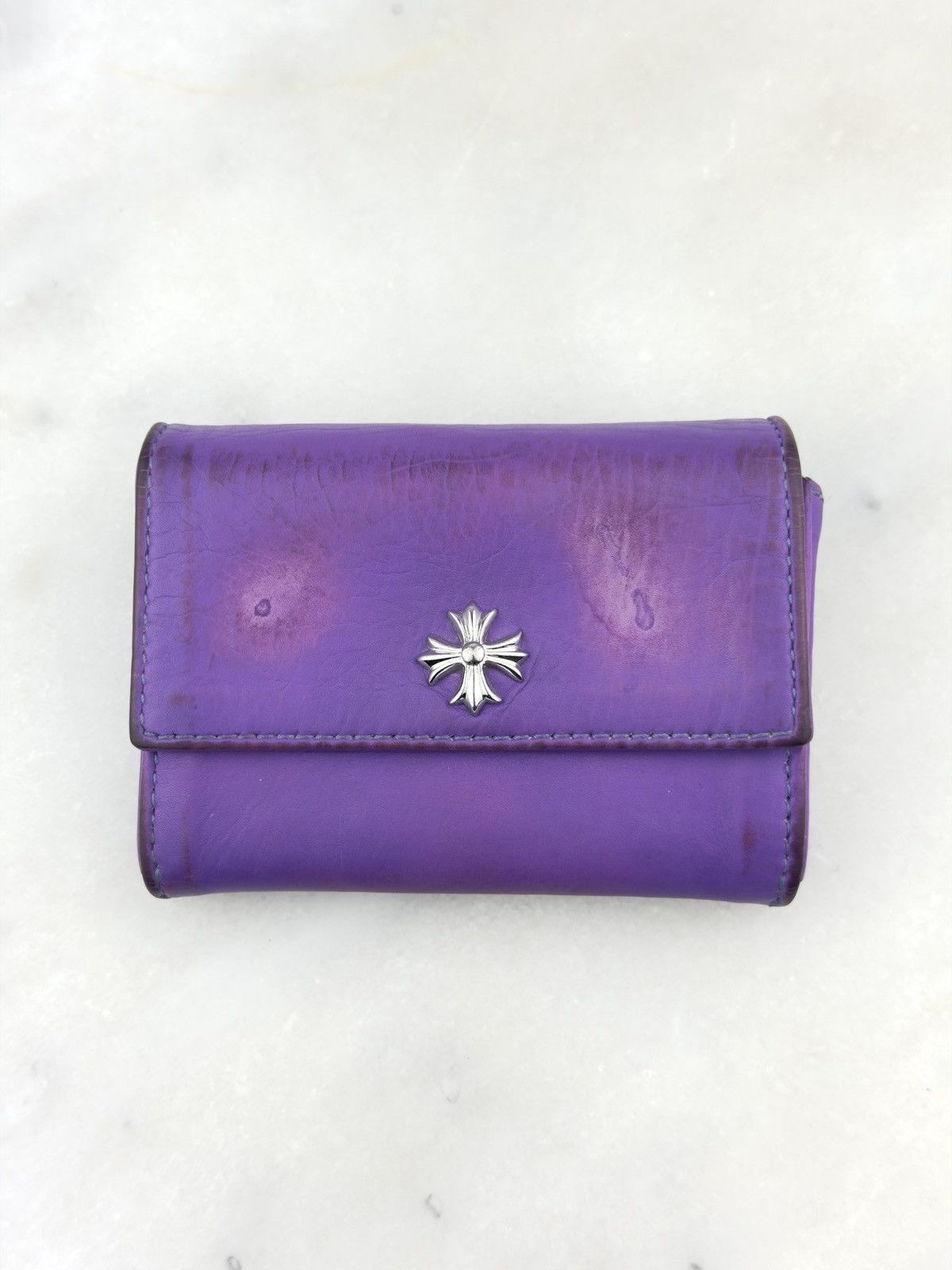 Chrome Hearts CHROME HEARTS PLUS CROSS WALLET PURPLE Size ONE SIZE - 1 Thumbnail