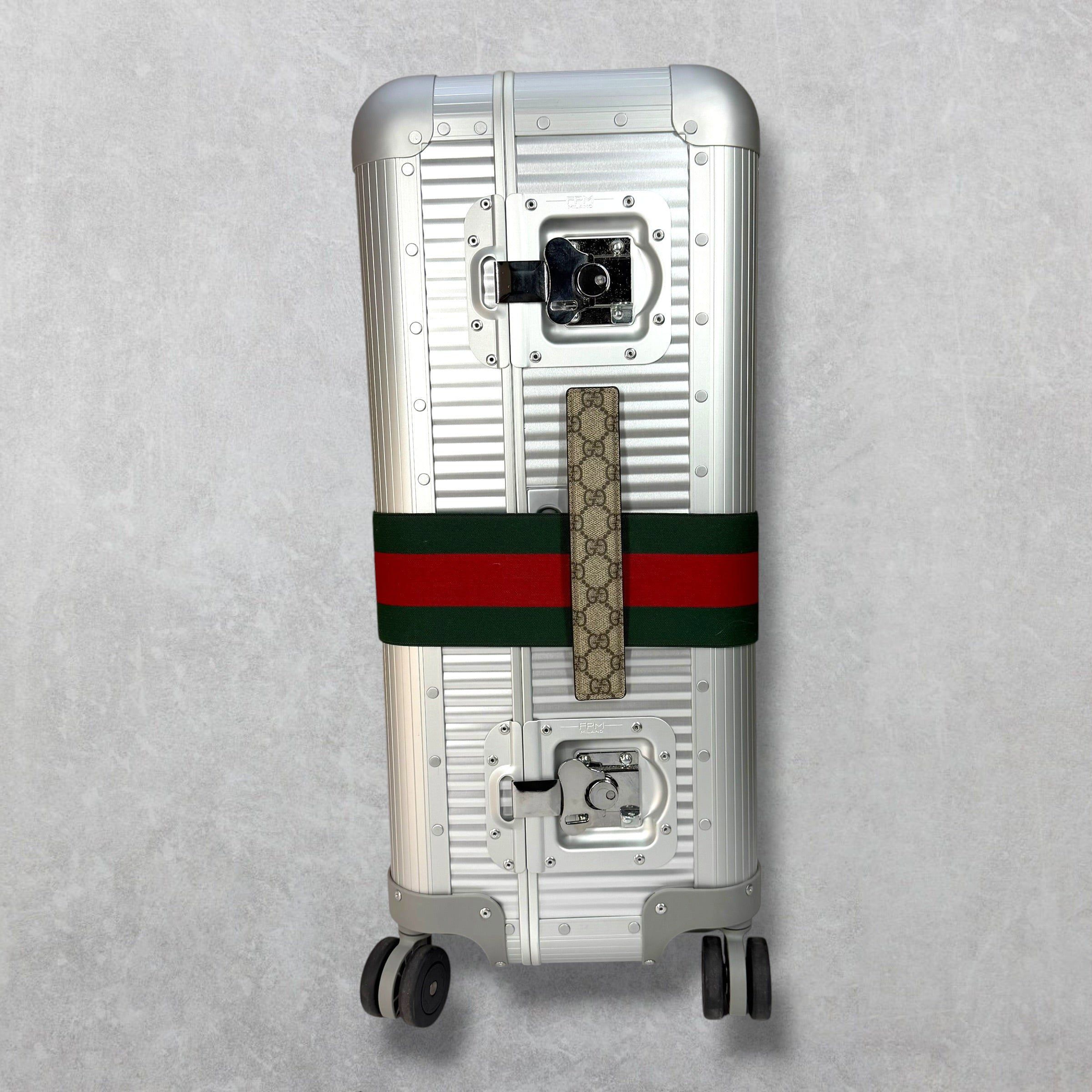 Gucci Gucci Aluminum Web Medium Cabin Plus Luggage Size ONE SIZE - 2 Thumbnail
