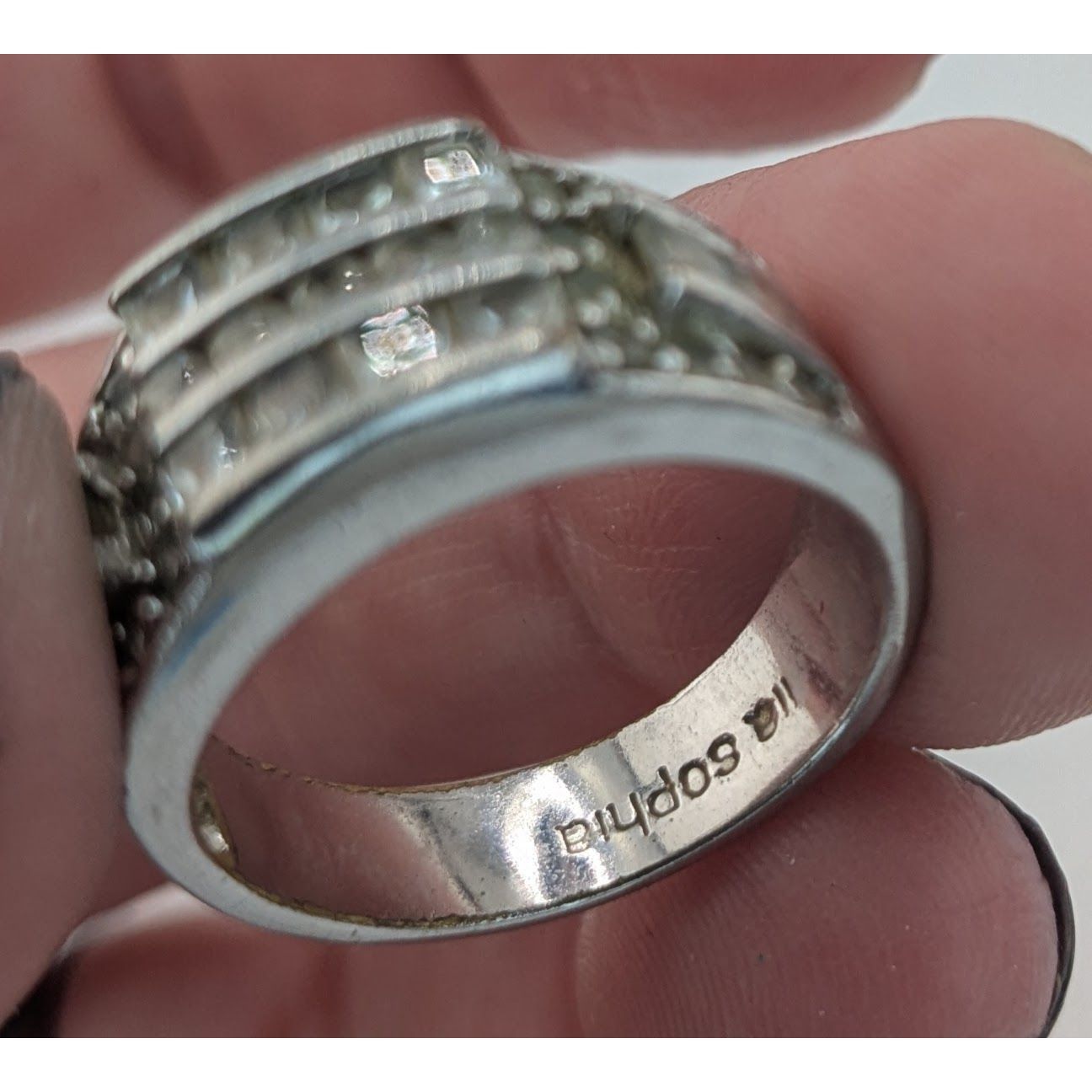 Other Lia Sophia Grandeur Ring Size 8 With Clear Crystals & Silver Size ONE SIZE - 10 Thumbnail