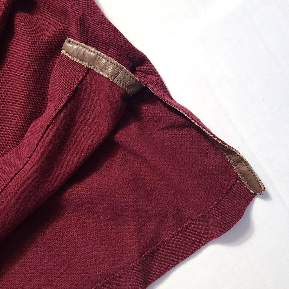 Polo Ralph Lauren × Vintage Long Sleeve Polo Dual Match Leather Edition Size US XXL / EU 58 / 5 - 10 Thumbnail