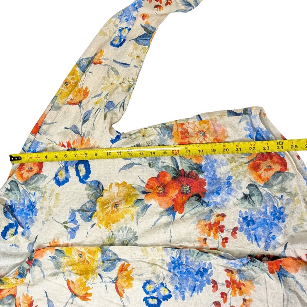 Express Express Watercolor Linen Button-Down | Women's M Size M / US 6-8 / IT 42-44 - 6 Thumbnail