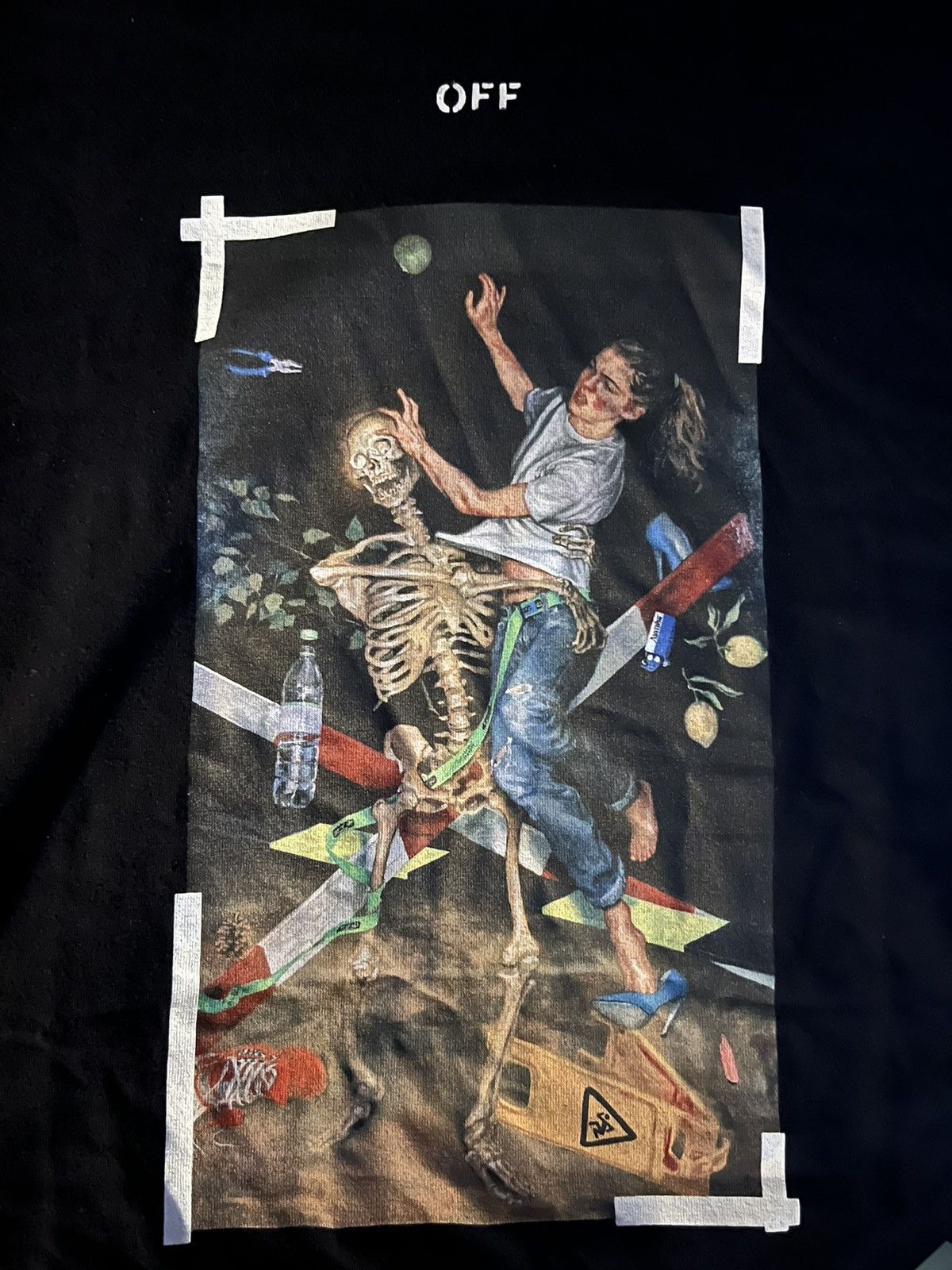 Off-White Off-White Medium (OVERSIZED) Pascal Arrows Black Tee Virgil Size US M / EU 48-50 / 2 - 3 Thumbnail