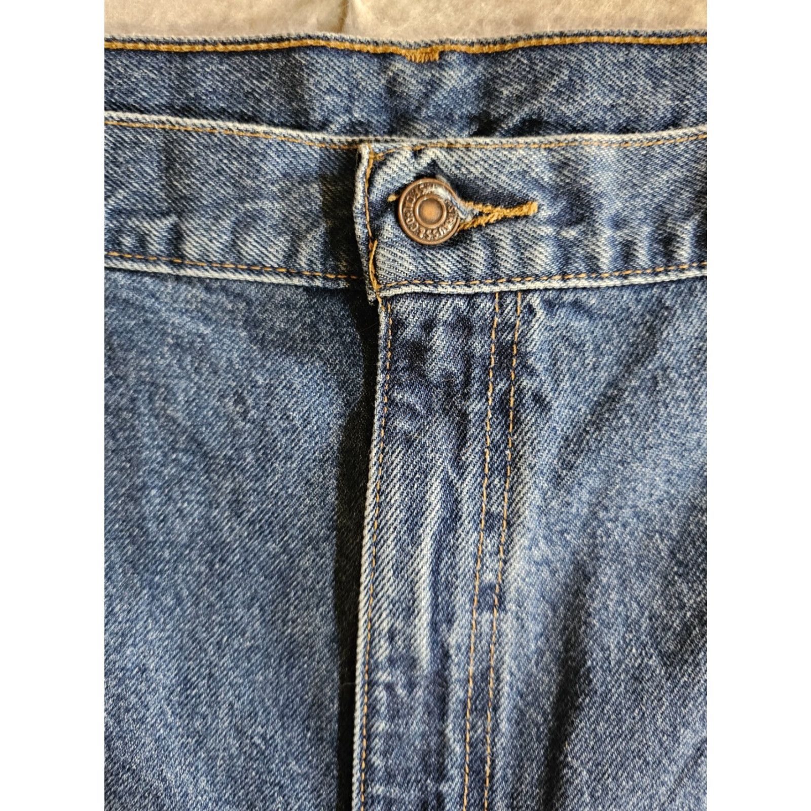 Levi's VINTAGE Levi's 540 Brown Tab Relaxed Fit Denim Jeans Mens 44x32 Levi's 540 90s Mexico Blue Cotton Denim Straight Pocket Jeans Men 90s Size US 44 / EU 60 - 7 Thumbnail