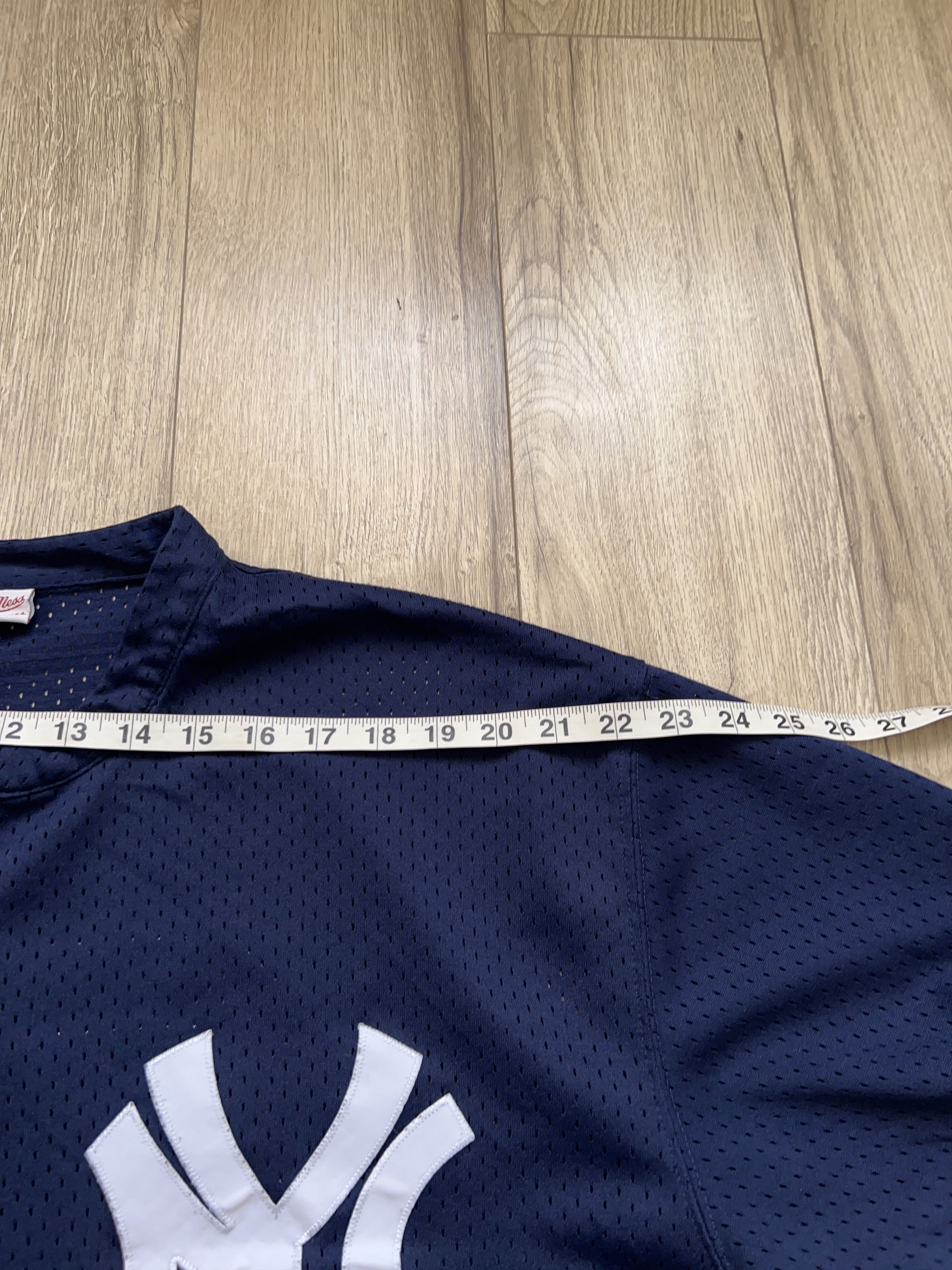 MLB × Mitchell & Ness × New York Yankees Mens Mitchell Ness #23 Baseball Jersey T Shirt Size 52 XXL Size US XL / EU 56 / 4 - 6 Thumbnail