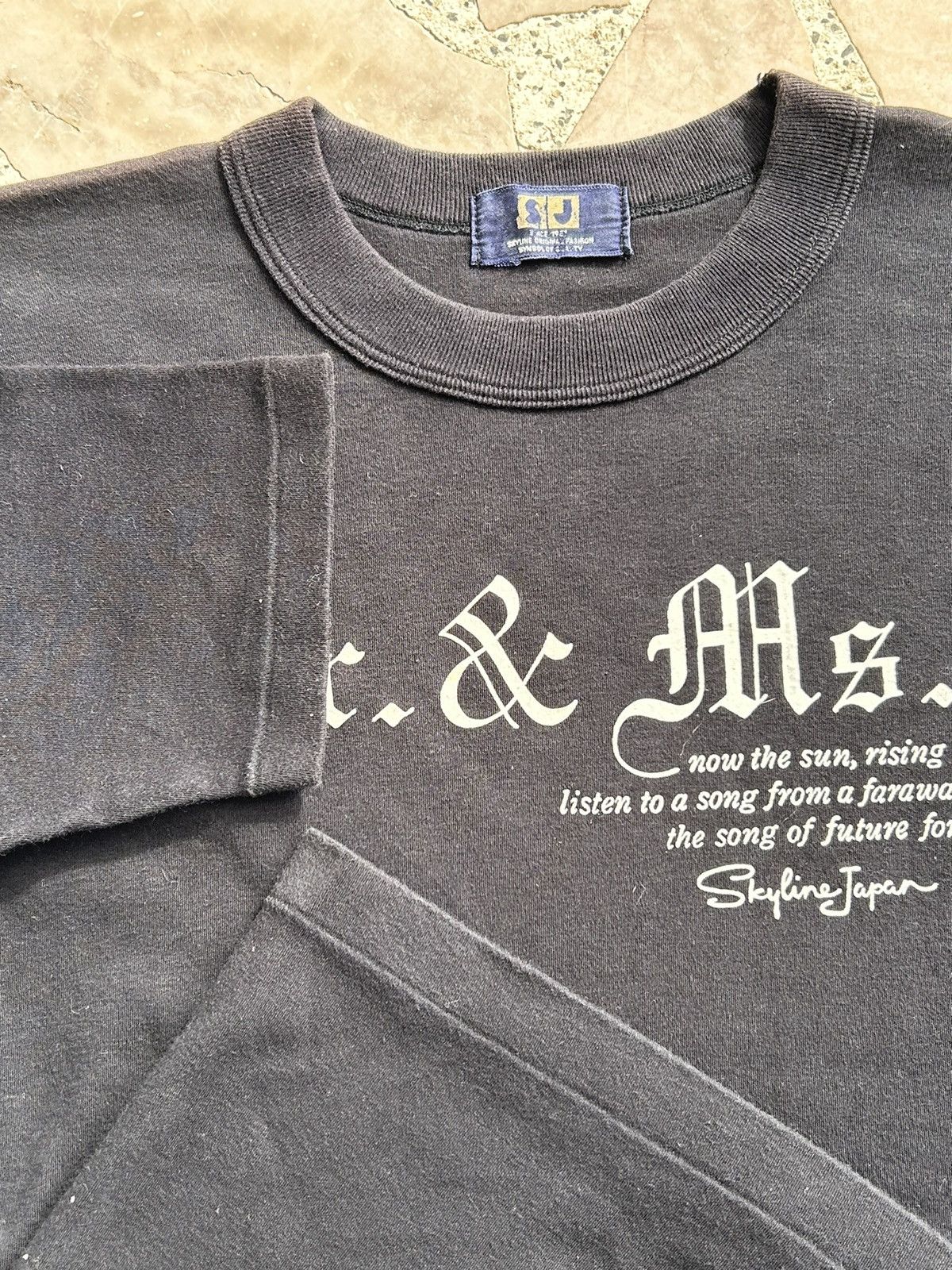 Issey Miyake 80’s Issey Miyake Mr&mrs Skyline Japan Tee Size US M / EU 48-50 / 2 - 3 Thumbnail