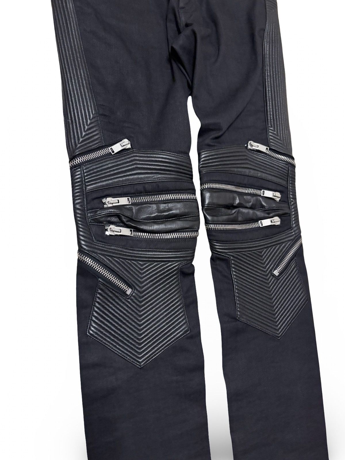 Saint Laurent Paris Saint Laurent SS14 D04 Biker Denim Size US 31 - 2 Thumbnail