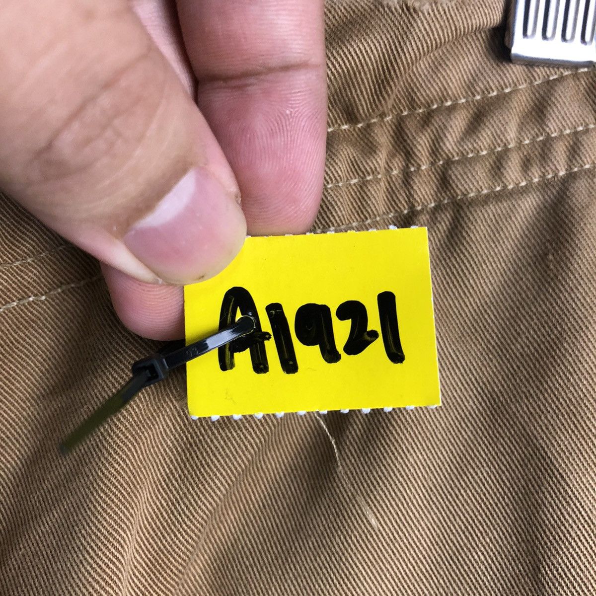 Japanese Brand Arme Brown Cargo Multipocket Pants #A1921 Size US 31 - 11 Thumbnail