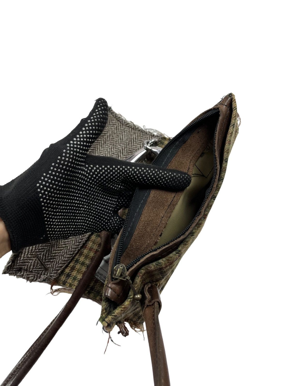 Harris Tweed Vintage Avant Garde Harris Tweed x Joey D Handcrafted Bag Size ONE SIZE - 10 Thumbnail
