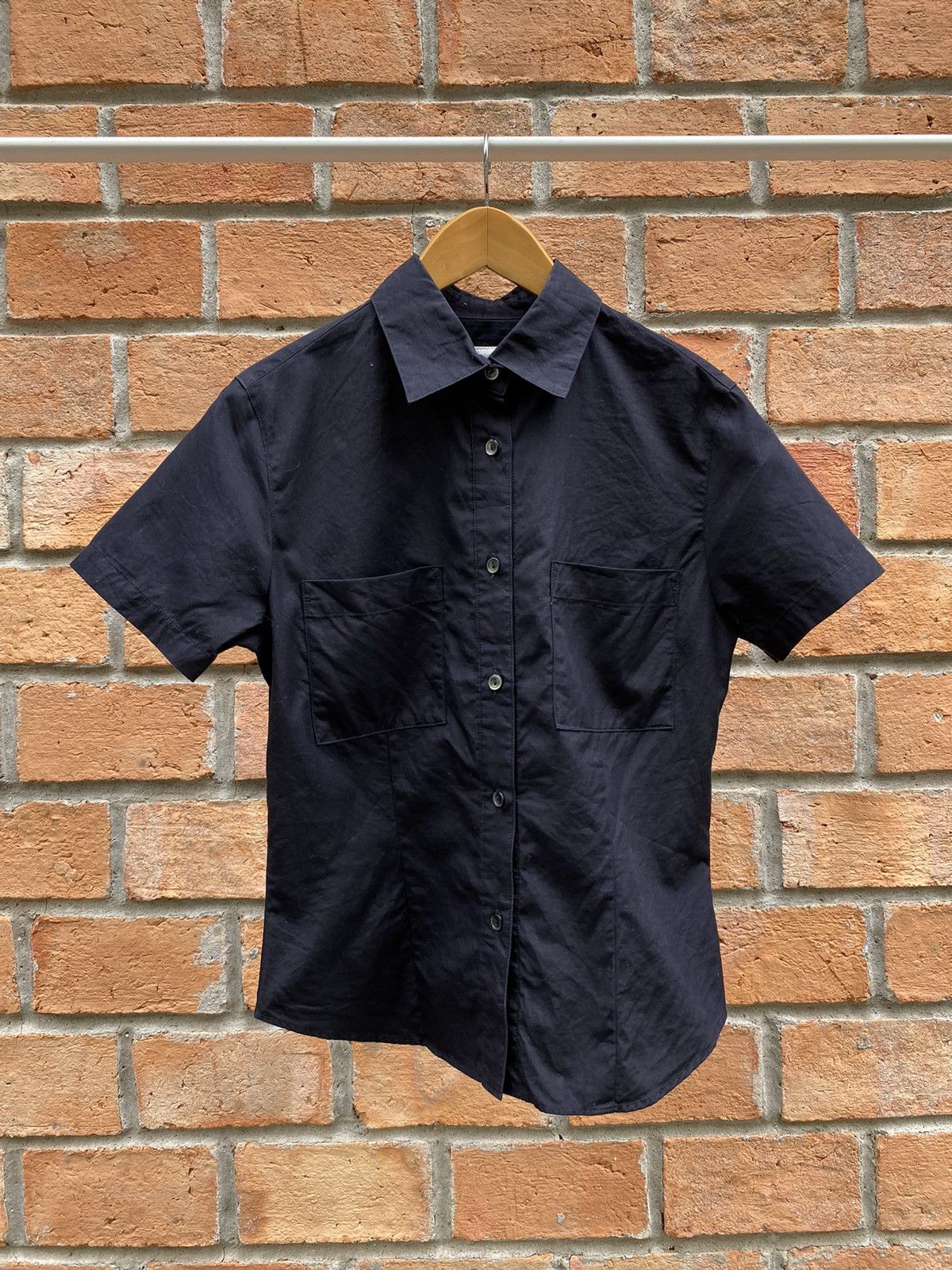 Norma Kamali NORMA KAMALI Black Shirt Size S / US 4 / IT 40 - 1 Thumbnail