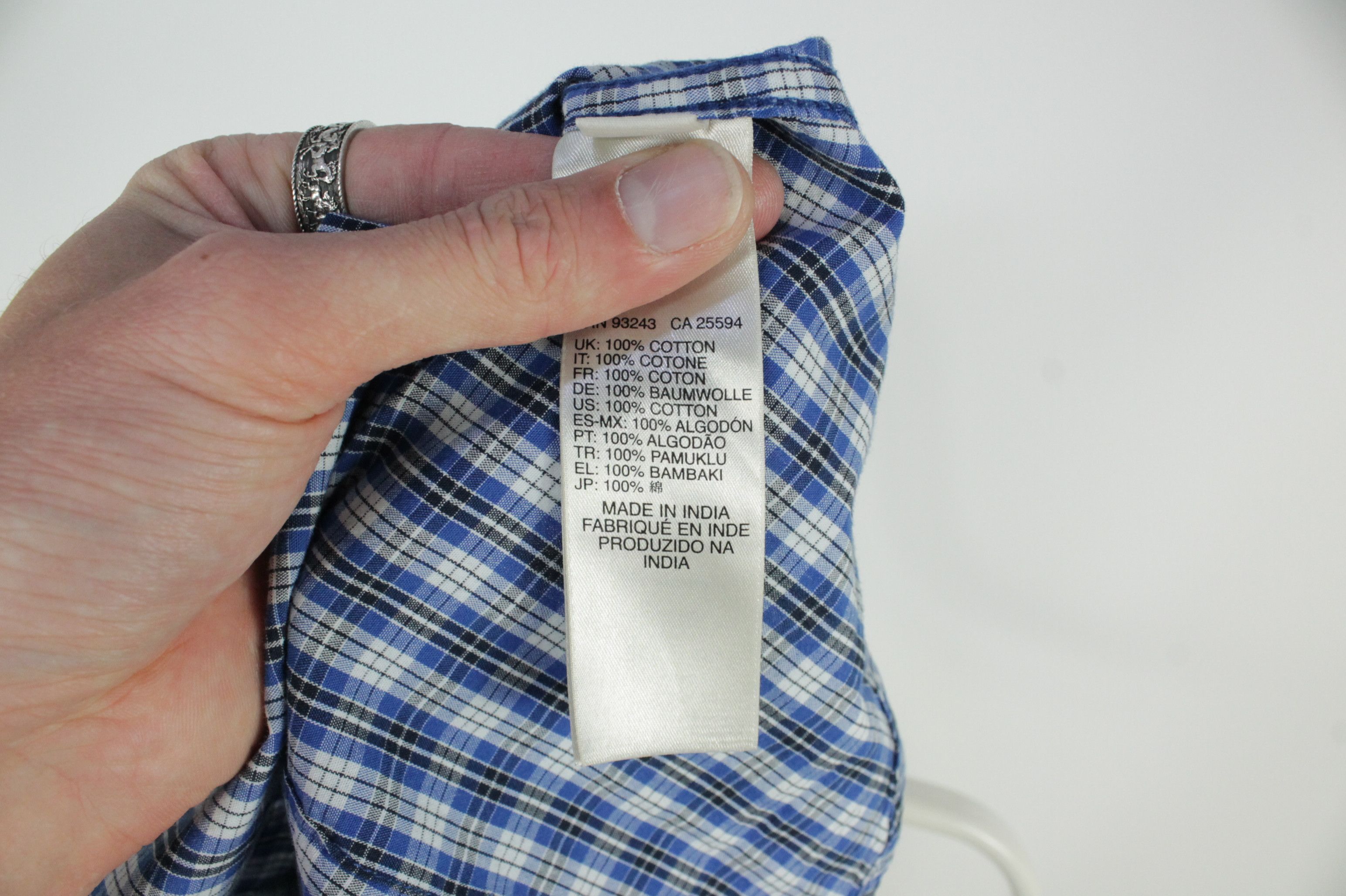 Diesel Diesel Short Sleeve Plaid Cotton Button Up Shirt Size US XXL / EU 58 / 5 - 6 Thumbnail