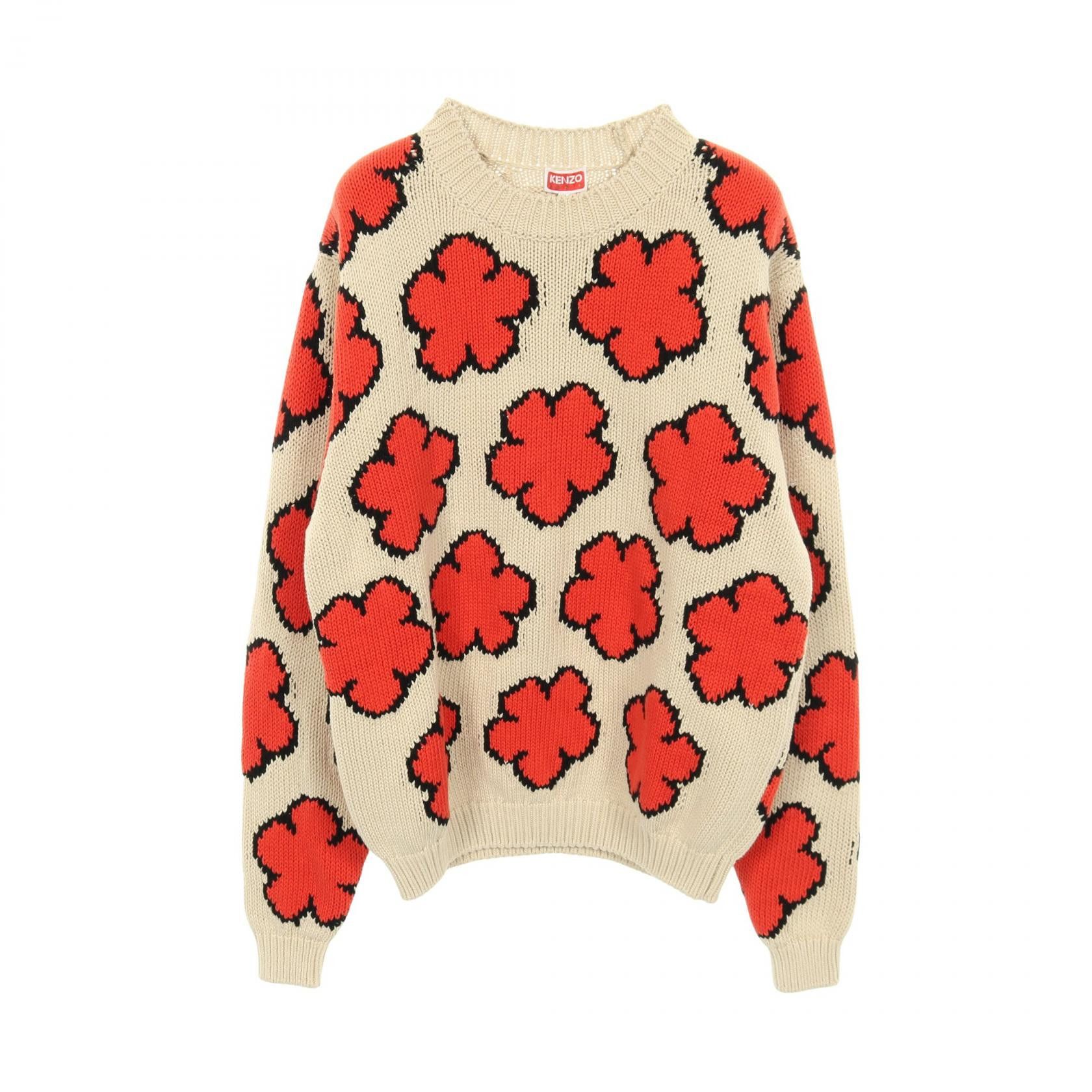 Kenzo Kenzo Kenzo Boke Flower Cotton Knit Textile Tops DUTY FREE for USA Size ONE SIZE - 1 Thumbnail