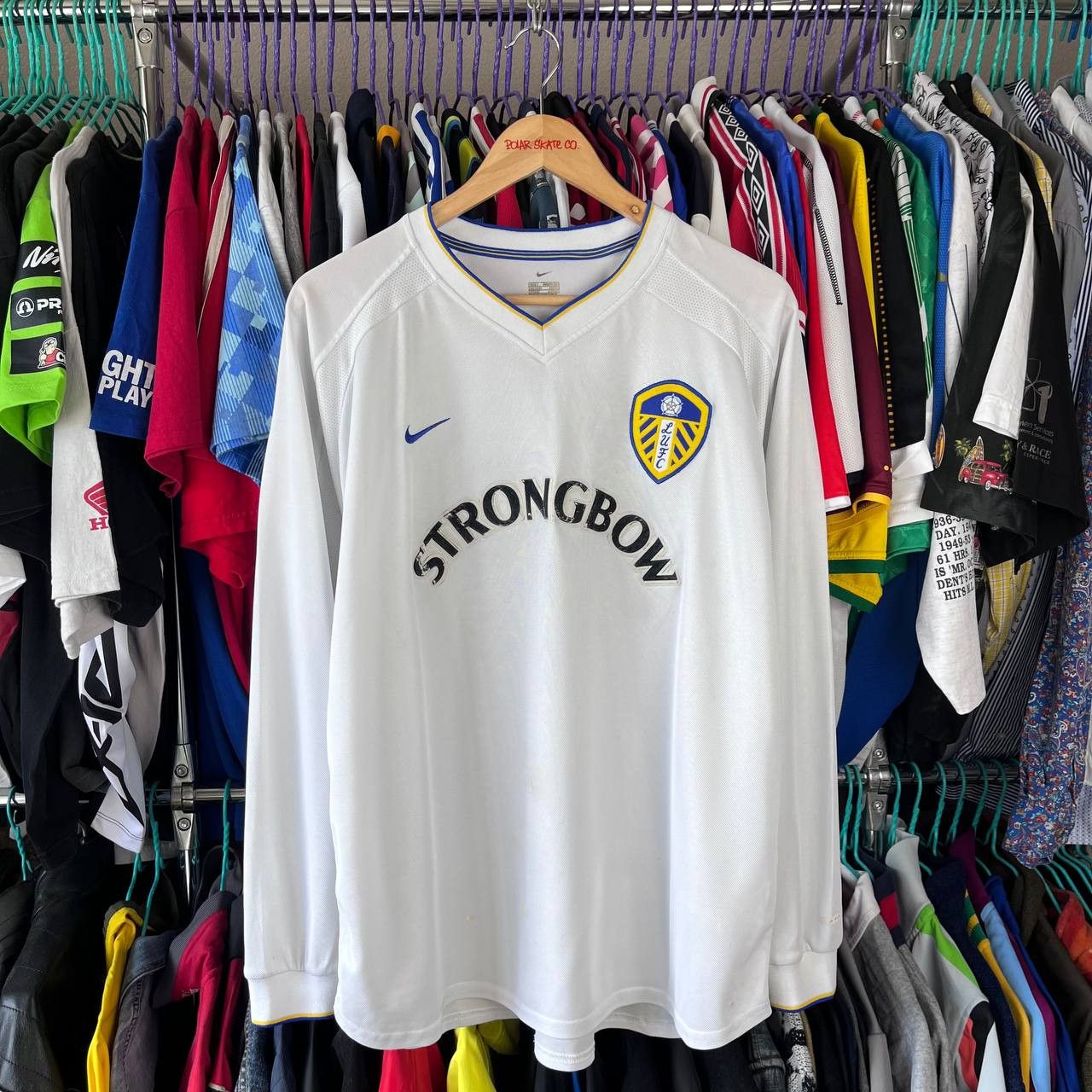 Nike Leeds United 2000/2001 Soccer Jersey #10 Harry Kewell Size US L / EU 52-54 / 3 - 1 Thumbnail