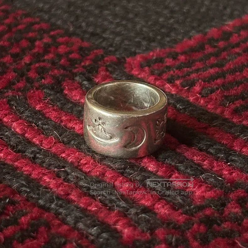 Vivienne Westwood Vivienne Westwood First Press Snake Ring, Sun Moon Star Ri Size ONE SIZE - 5 Thumbnail
