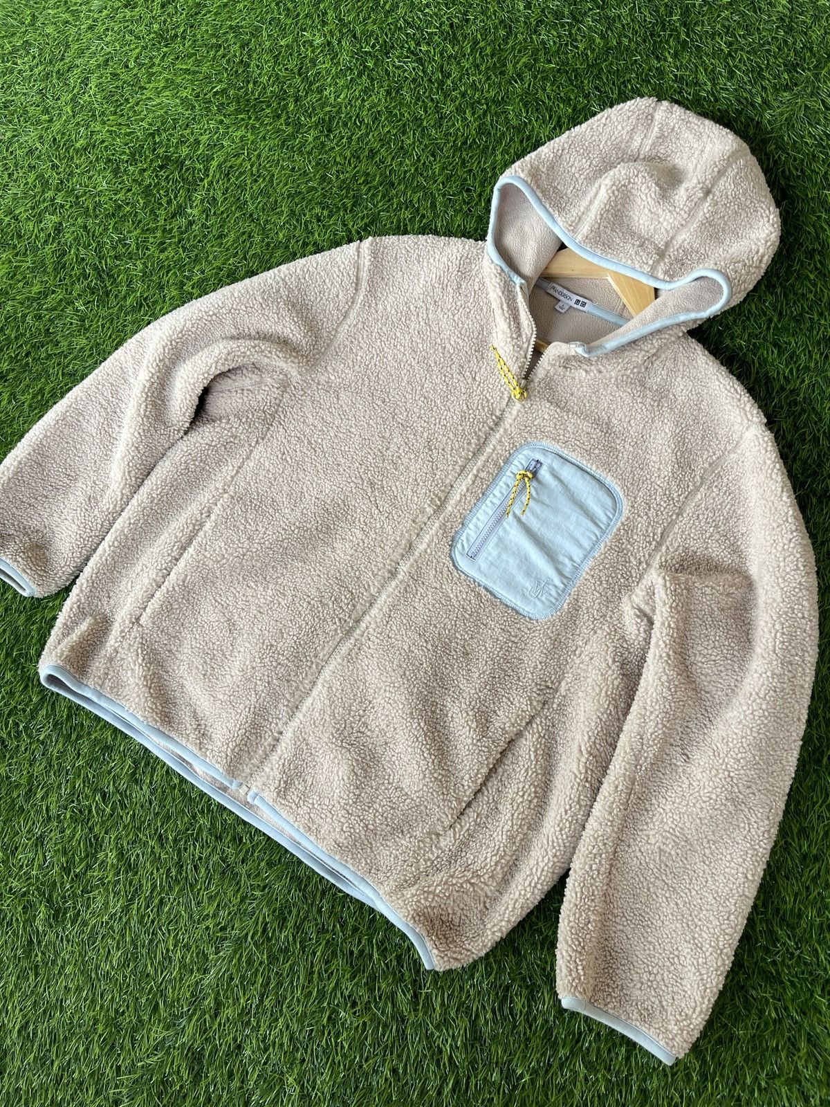 JW Anderson × Uniqlo LastDrop🔥Rare‼️J.W.Anderson Uniqlo Fleece Zipper HoodedJacket Size US L / EU 52-54 / 3 - 1 Thumbnail