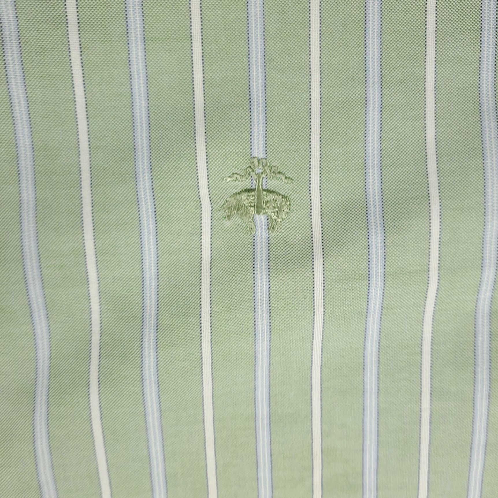 Brooks Brothers Brooks Brothers Shirt Mens 2XL Green Striped Button-Up Long Sleeve Collar Down Casual Business Formal Modern Preppy Men Size US XXL / EU 58 / 5 - 2 Thumbnail