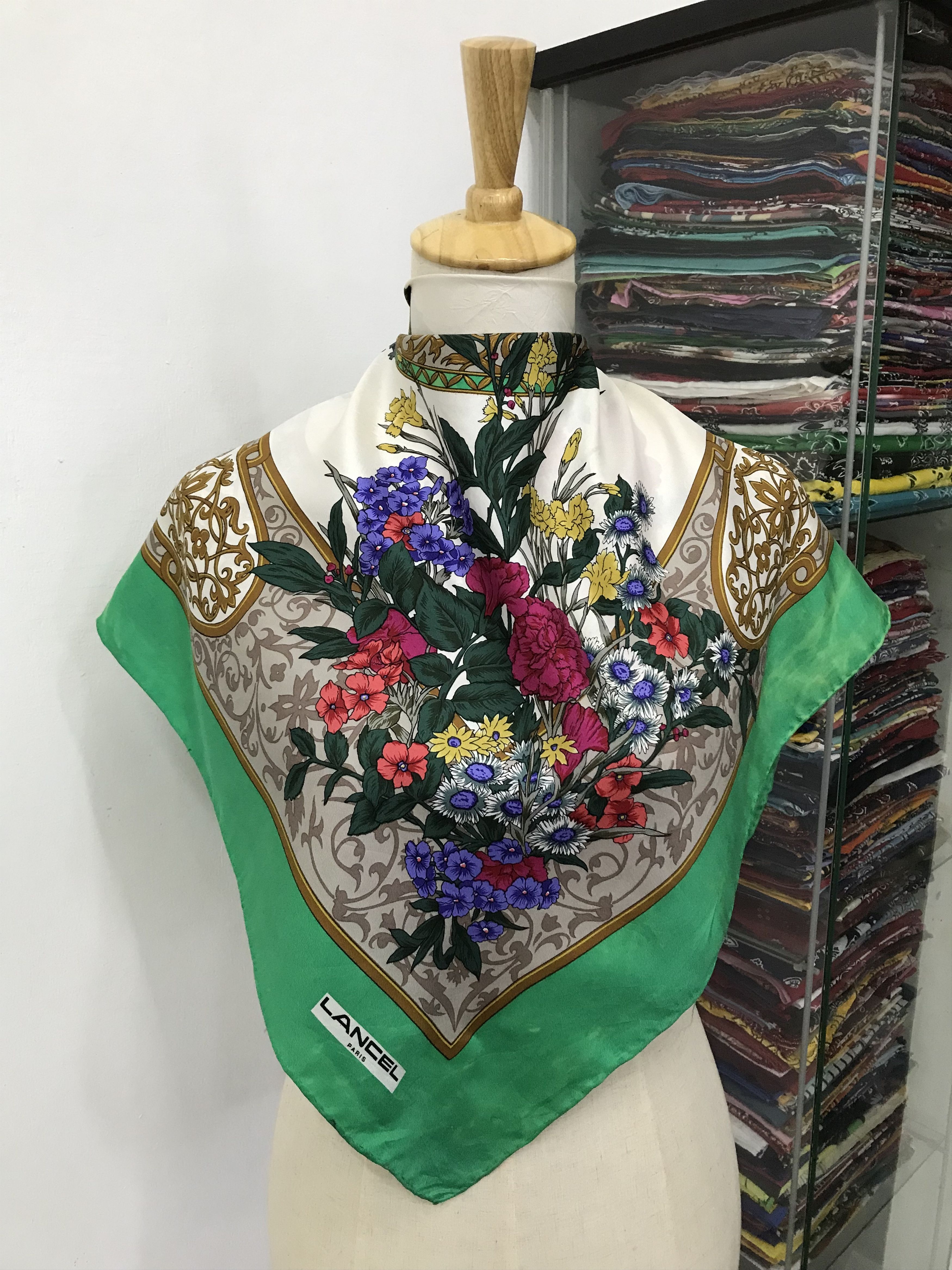 Lancel Vintage Lancel Silk Scarf Size ONE SIZE - 1 Thumbnail