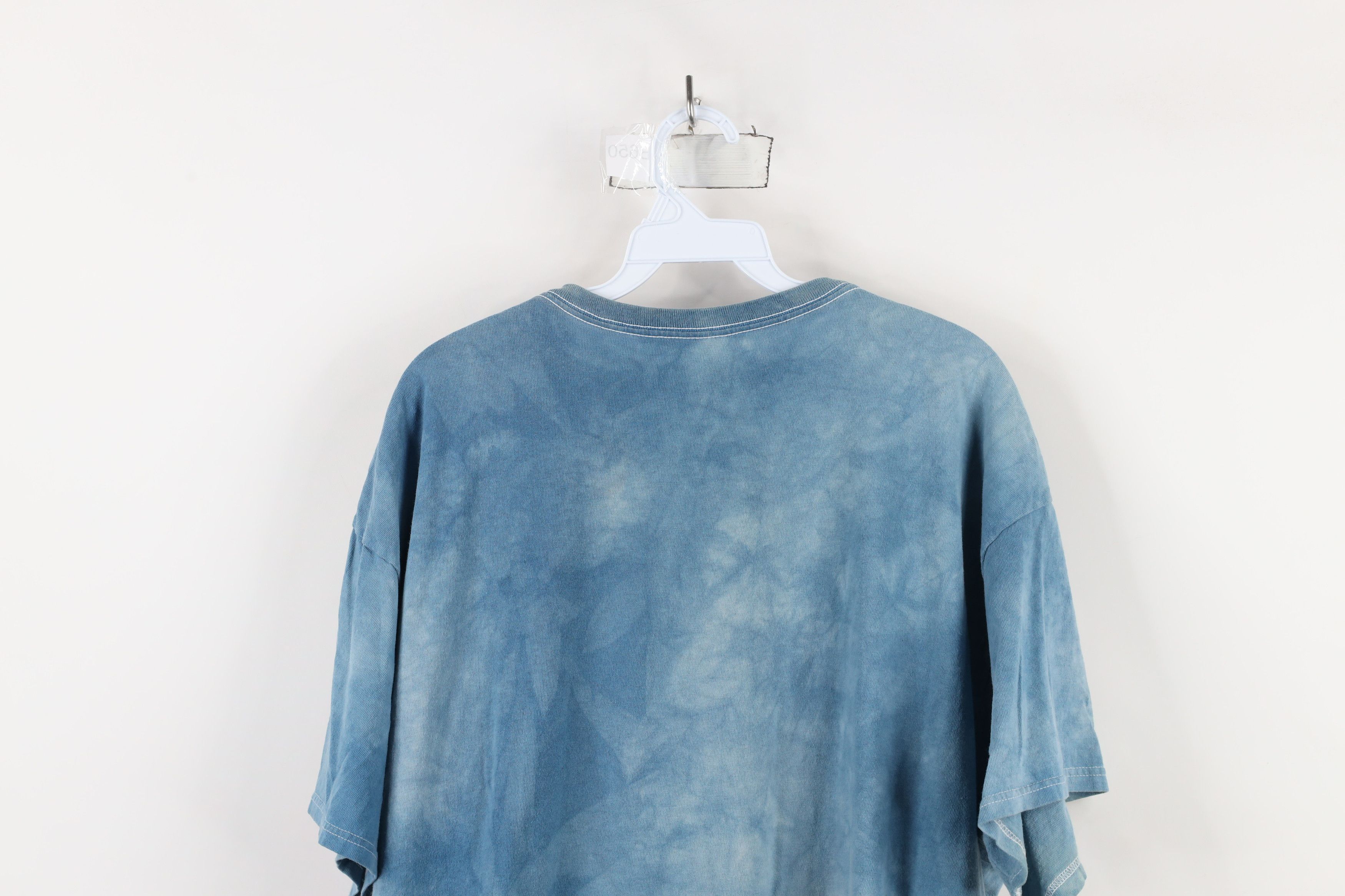 Liquid Blue × Vintage Vintage Y2K Liquid Blue Nature White Tiger Acid Wash T-Shirt Size US XXL / EU 58 / 5 - 13 Thumbnail