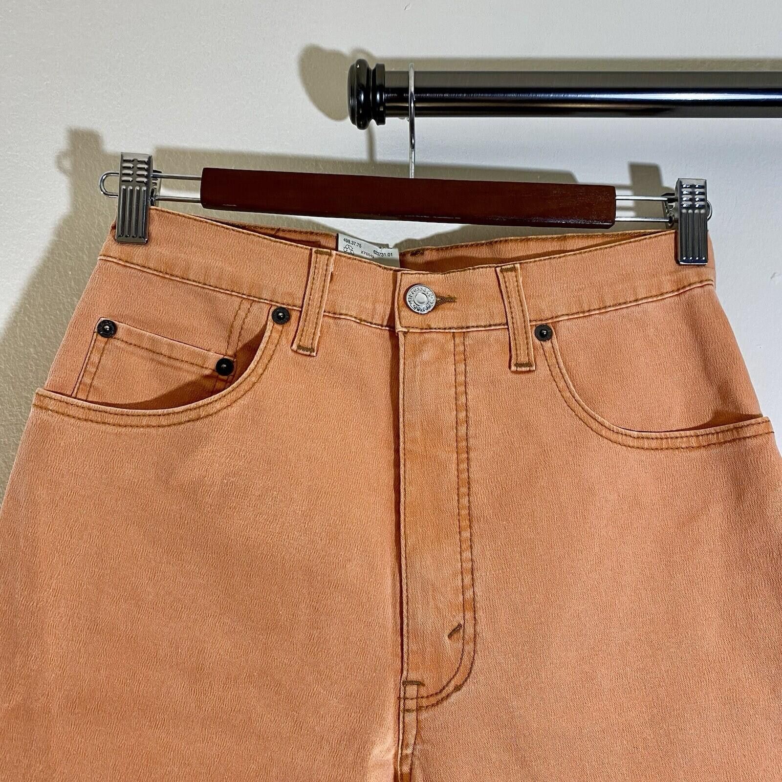 Levi's NWT LEVI'S 498 Orange Skinny Jeans 32x30 Made in Italy Size 32" / US 10 / IT 46 - 2 Thumbnail