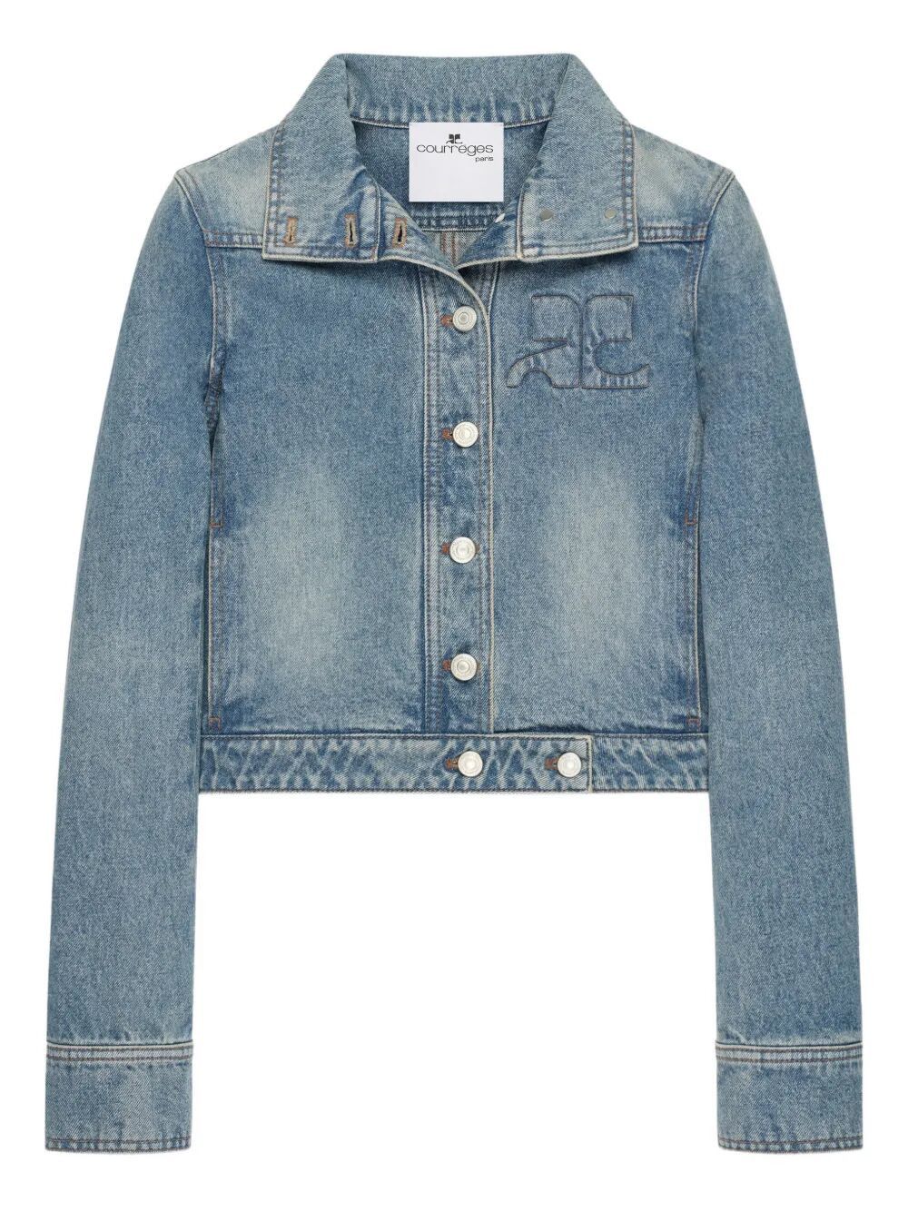 Courreges "REEDITION" DENIM JACKET Size M / US 6-8 / IT 42-44 - 1 Thumbnail