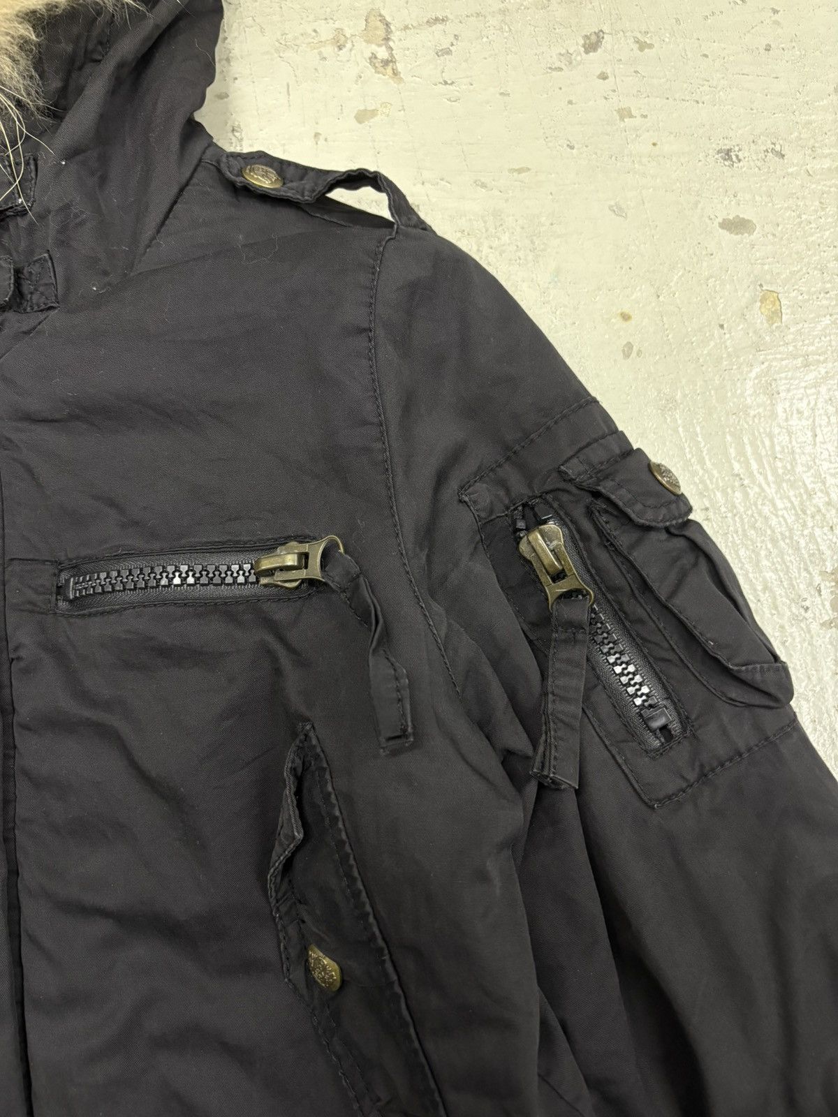 GOA Navana if six was nine LGB quilted fur hoodie vkei jacket Size US M / EU 48-50 / 2 - 8 Thumbnail