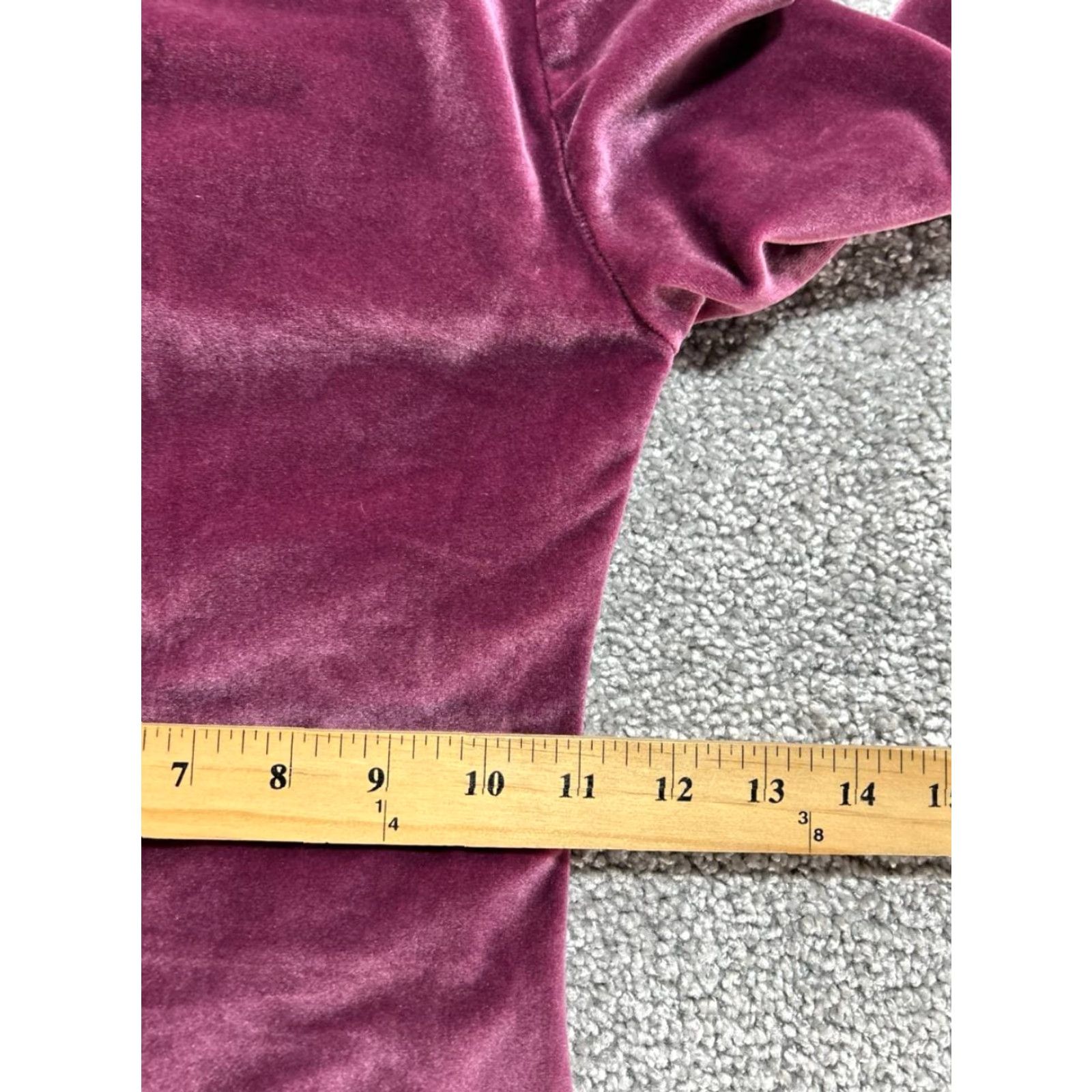 Abercrombie & Fitch Abercrombie & Fitch Velvet Mini Dress Womens Small Purple Ruched Waist New Size S / US 4 / IT 40 - 6 Thumbnail
