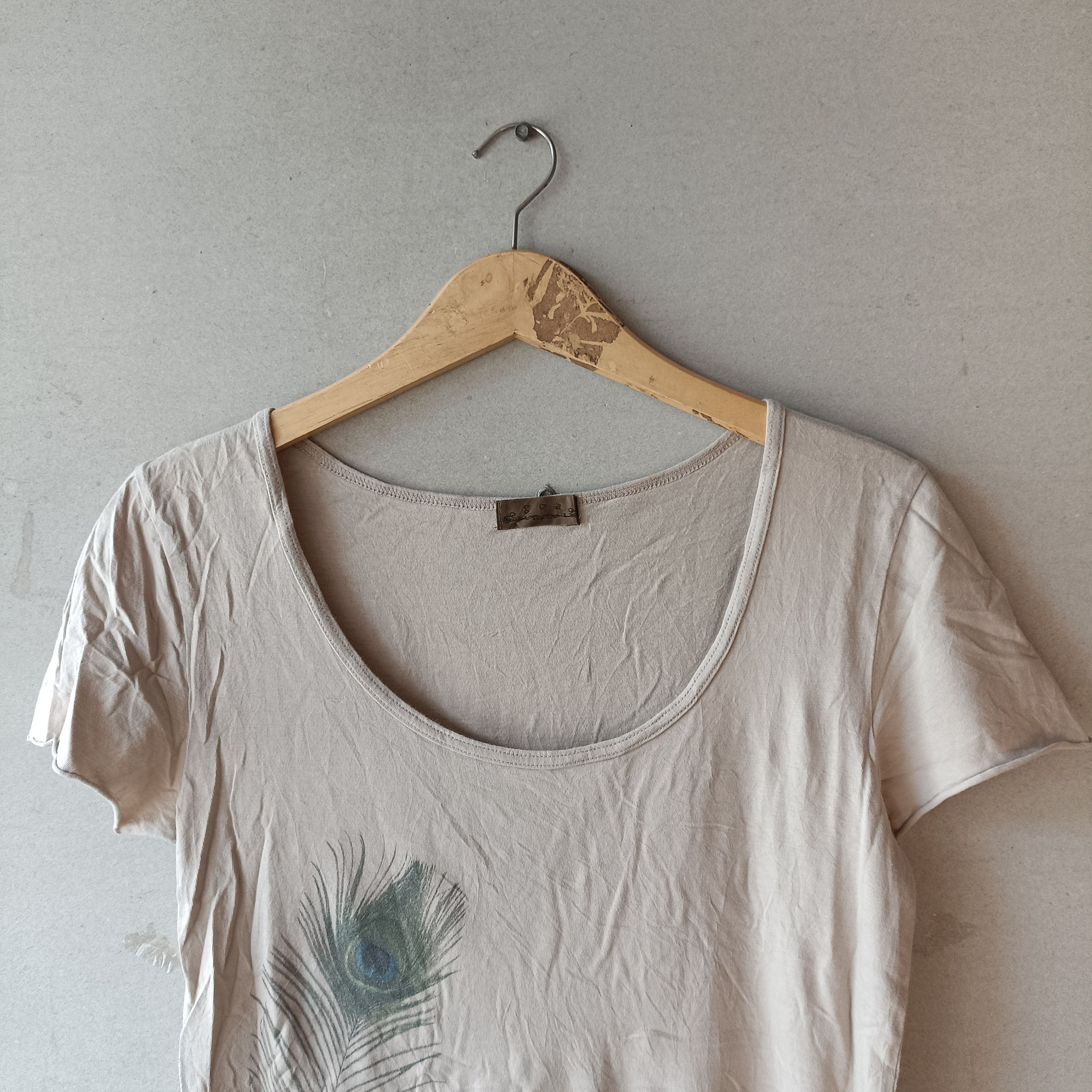 GOA 2000s GOA - goa peacock feather shirt Size US XS / EU 42 / 0 - 2 Thumbnail