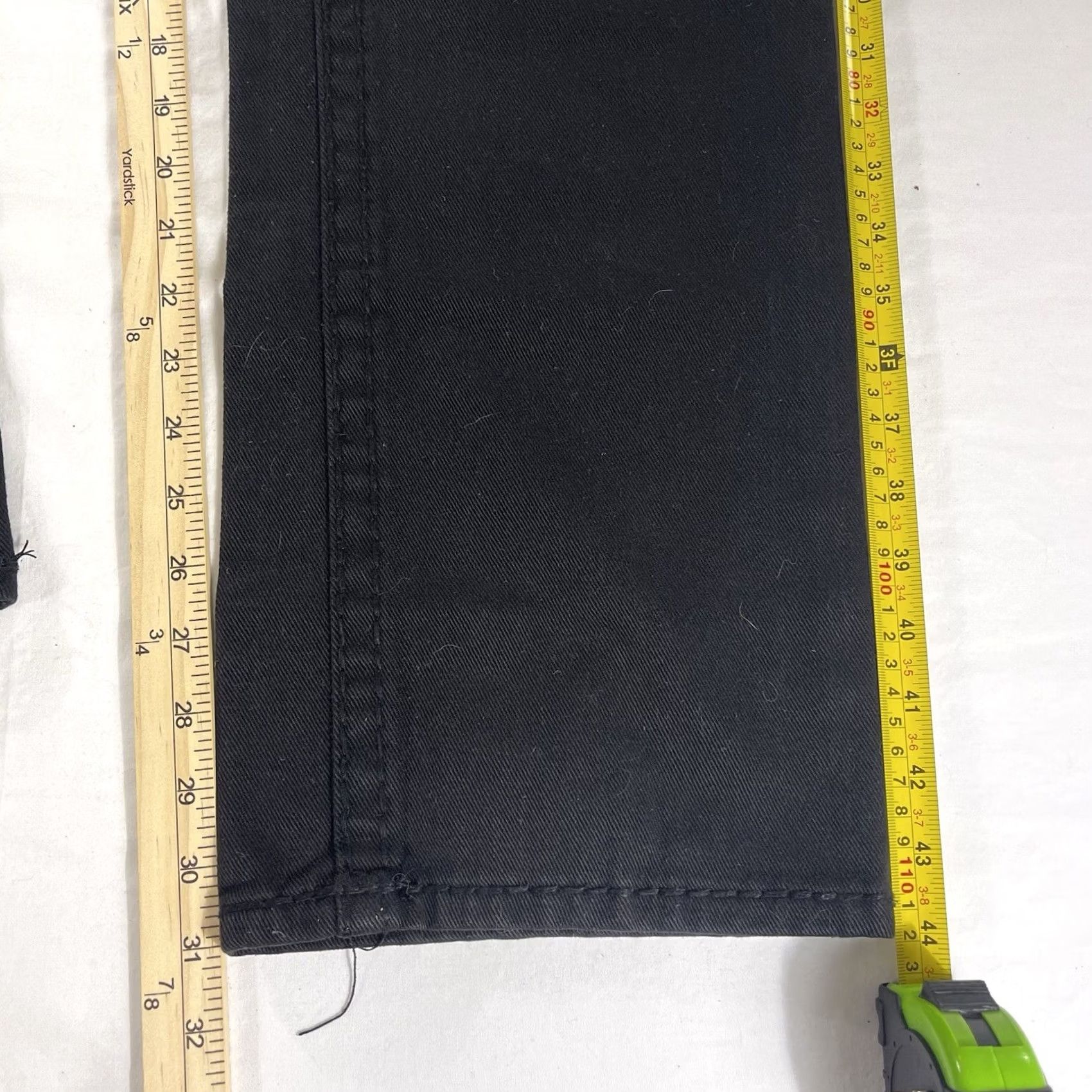 True Religion True Religion Jeans Ricky World Tour 36 Black Distressed Flap Pockets USA Mens 34x31 Straight Regular Denim Pants Size US 36 / EU 52 - 3 Thumbnail