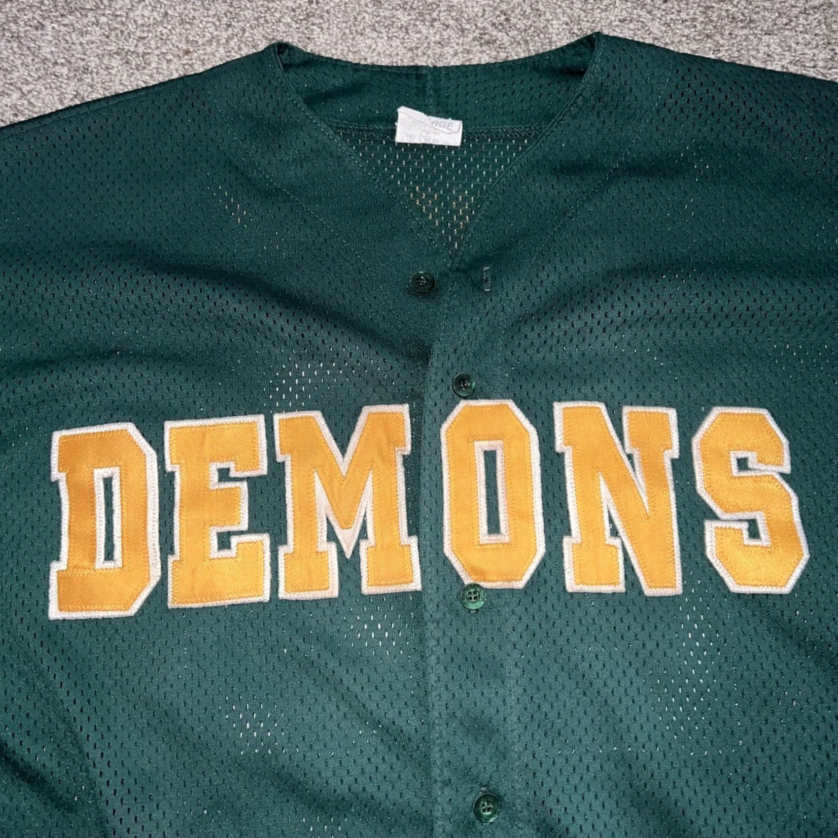 Vintage VTG Don Alleson Athletic Green Demons Jersey Mens XXL Green Demons Activewear Shirts Mens 2XL Size US XXL / EU 58 / 5 - 2 Thumbnail