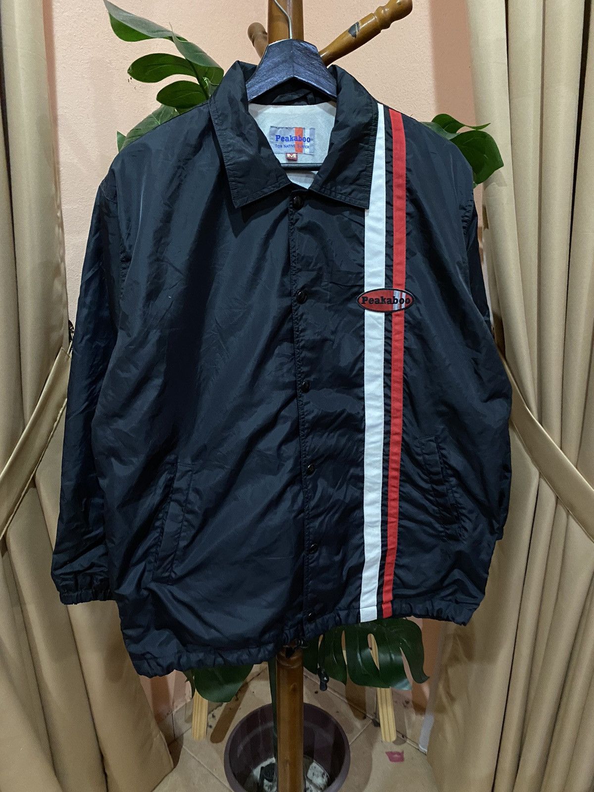 Vintage Peakaboo For Native Surfer Windbreaker Jacket - Surfing Size US M / EU 48-50 / 2 - 3 Thumbnail
