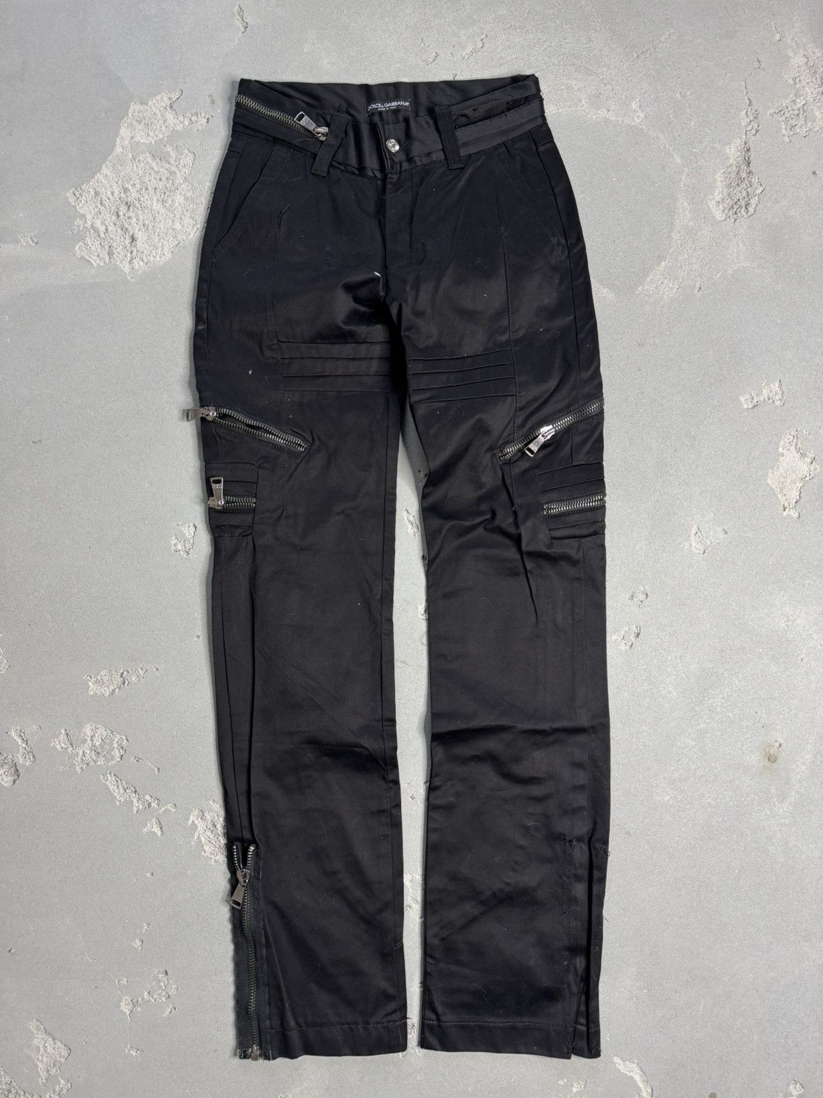 Dolce & Gabbana × Vintage Vintage Dolce Gabbana Pants DG multi pocket ZIP Size US 30 / EU 46 - 1 Thumbnail