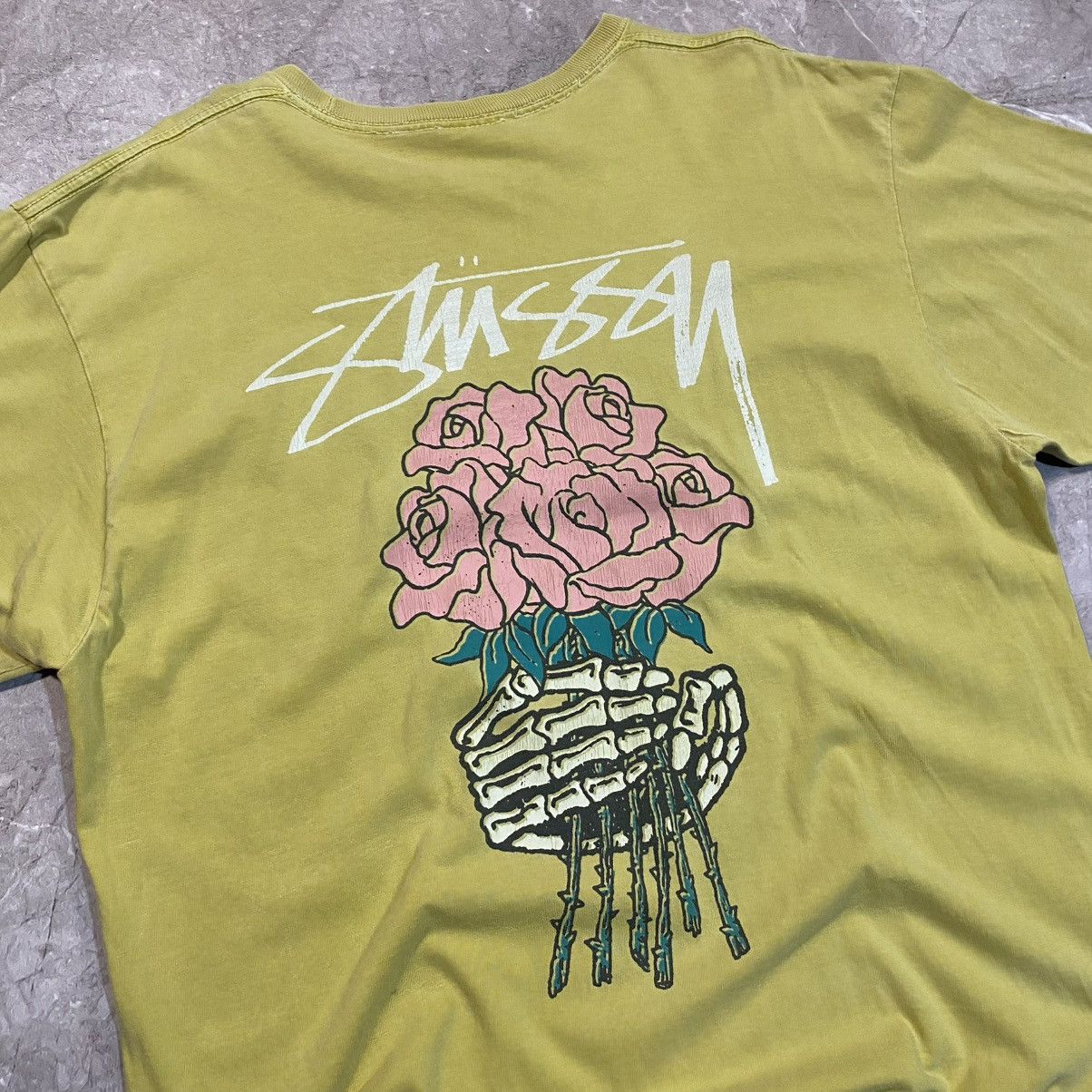 Other VINTAGE STUSSY TEE FLOWER BIG LOGO Size US L / EU 52-54 / 3 - 3 Thumbnail