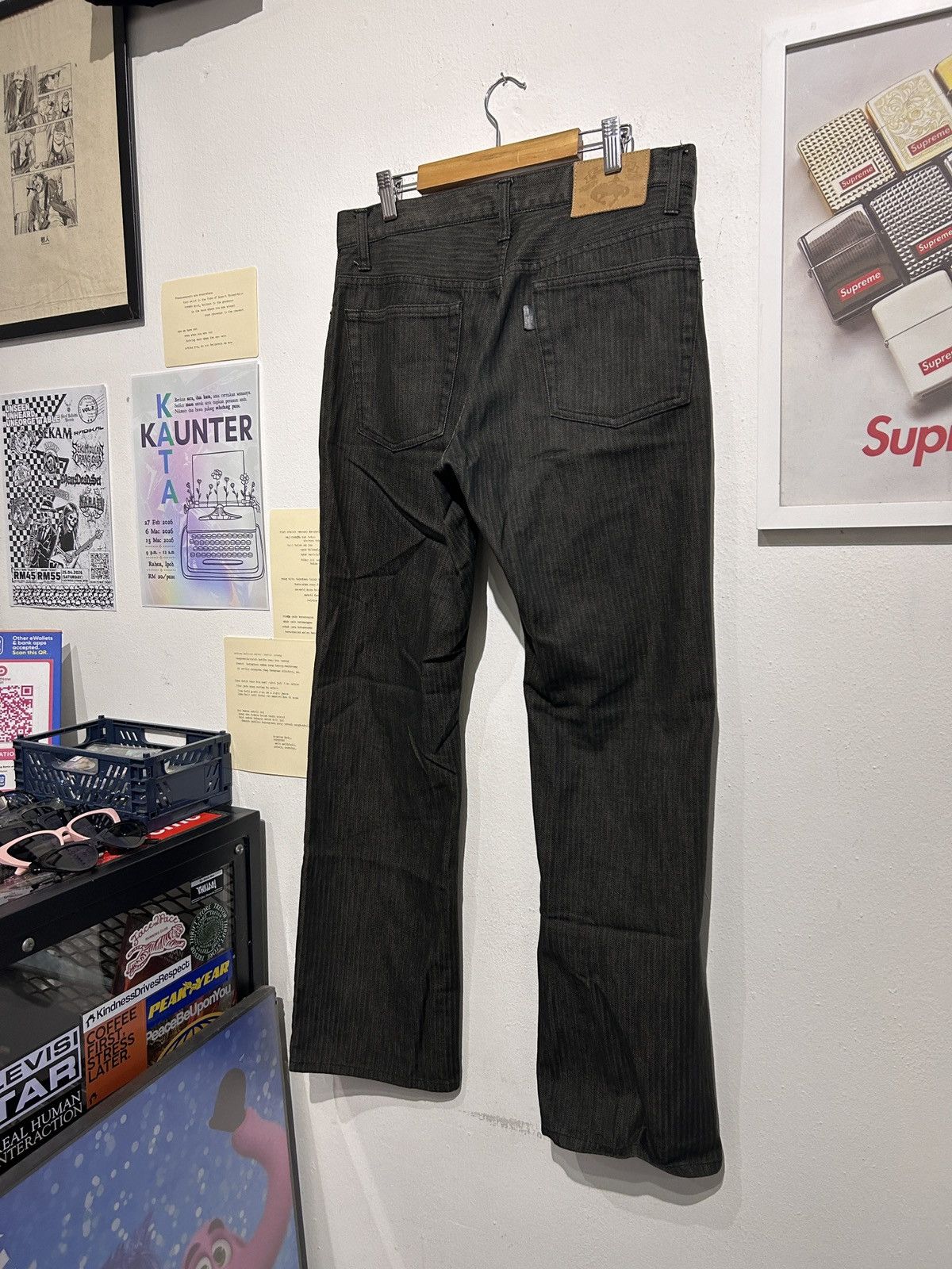 Takeo Kikuchi AVABT GARDE Takeo Kikuchi Jeans black green Tokyo Japan Size US 32 / EU 48 - 2 Thumbnail