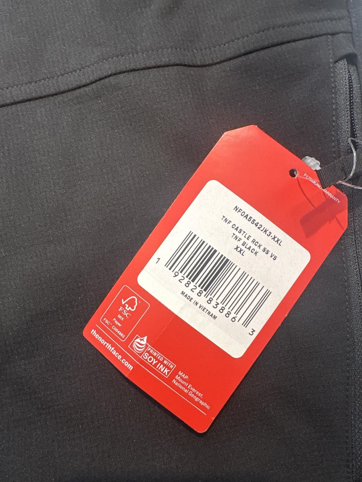 The North Face NWT North Face "Purell" Castle Rock Soft Shell Vest Size 2XL Size US XXL / EU 58 / 5 - 2 Thumbnail