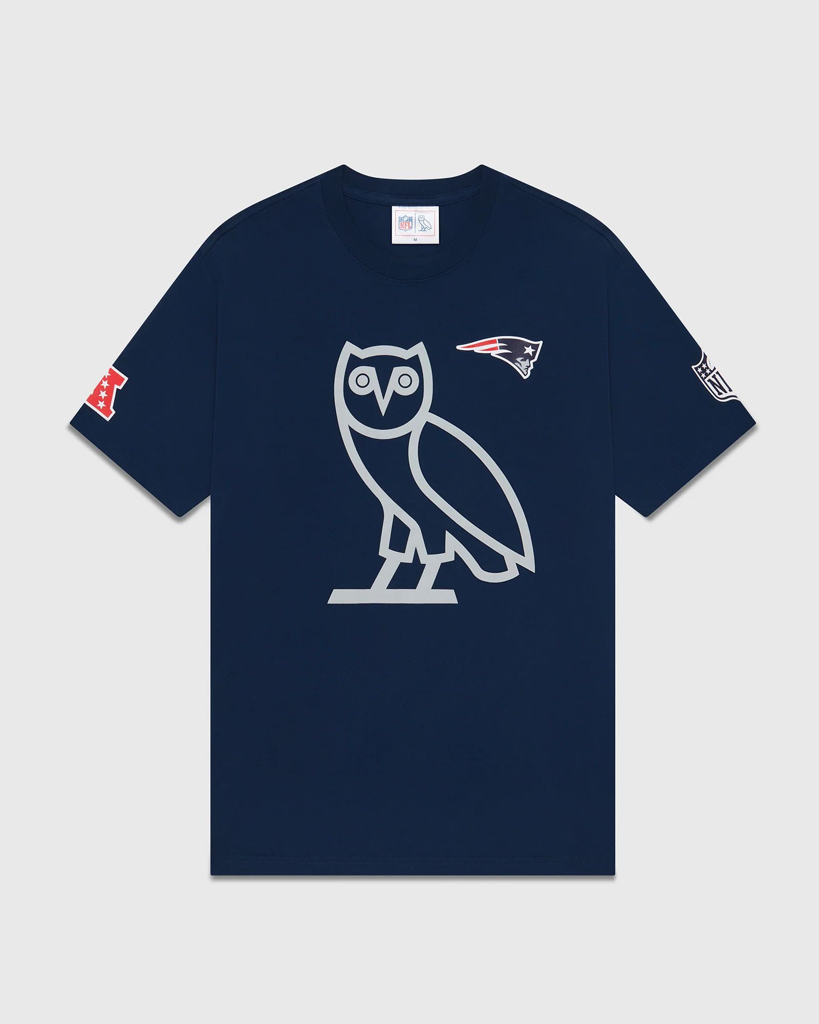 Drake OVO x NFL NEW ENGLAND PATRIOTS OG T-SHIRT Size US M / EU 48-50 / 2 - 4 Thumbnail