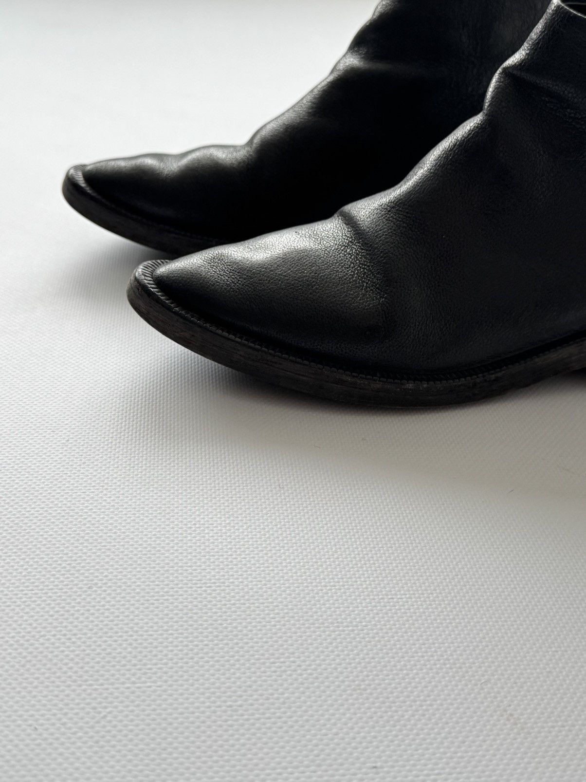 Marsell Marsèll Women's 'Back Zip' Leather Ankle Boots Size US 6 / IT 36 - 3 Thumbnail