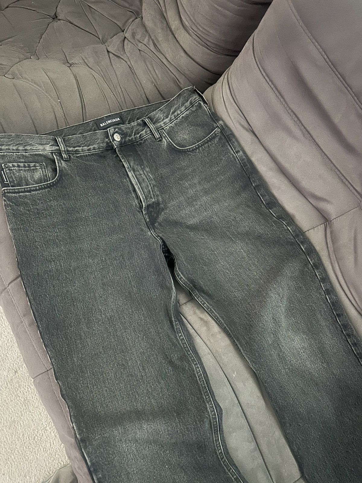 Balenciaga Balenciaga 2019 Flared Runway Denim Size US 34 / EU 50 - 2 Thumbnail