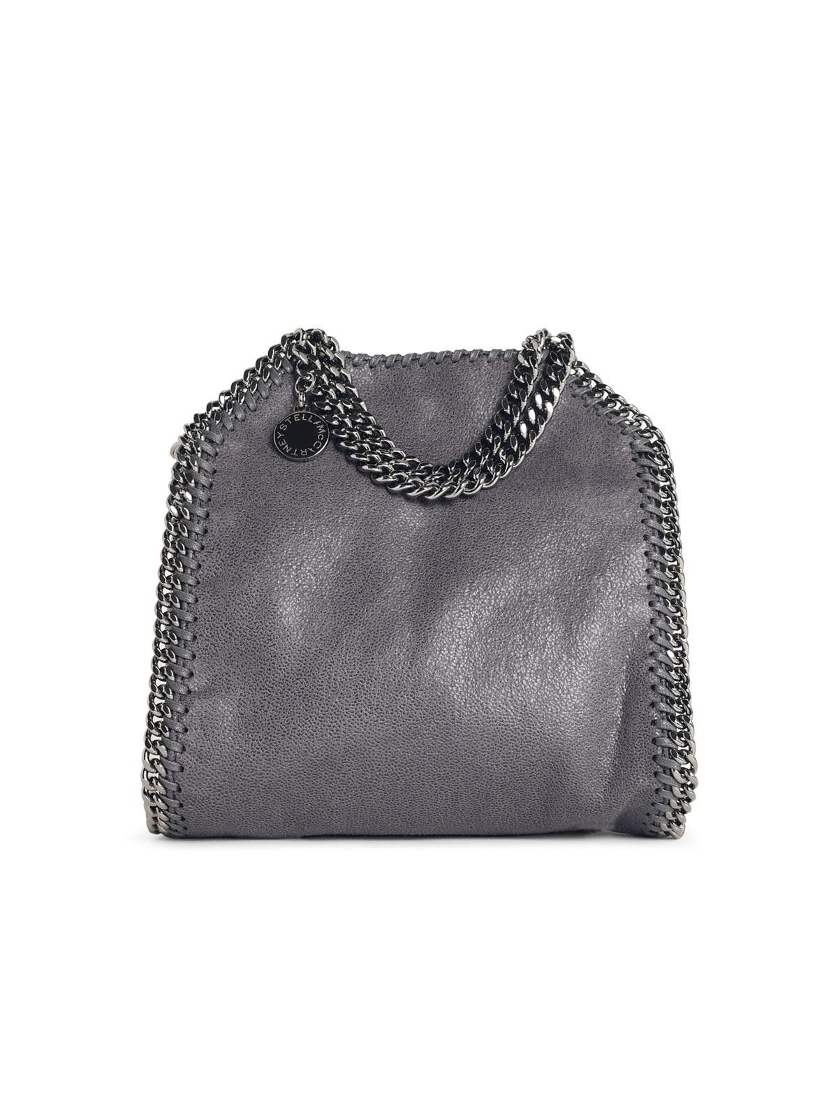Stella McCartney STELLA McCARTNEY 'Falabella Tiny Tote' Grey 'Shaggy Deer' Bag Size ONE SIZE - 1 Thumbnail