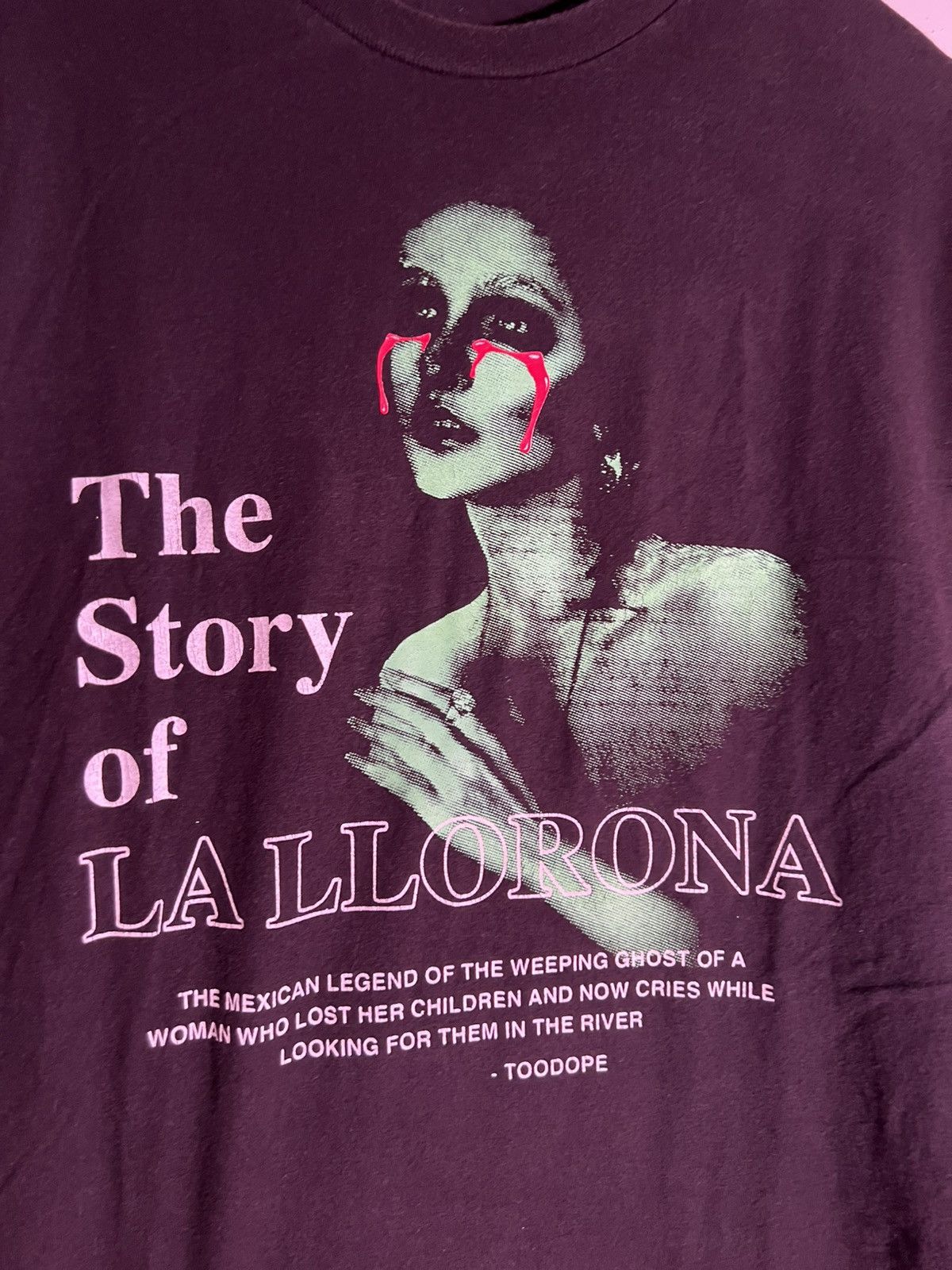 Vintage Y2K 2000’s VTG Vintage Too Dope Story of La Llorna Retro Tee Size US M / EU 48-50 / 2 - 4 Thumbnail