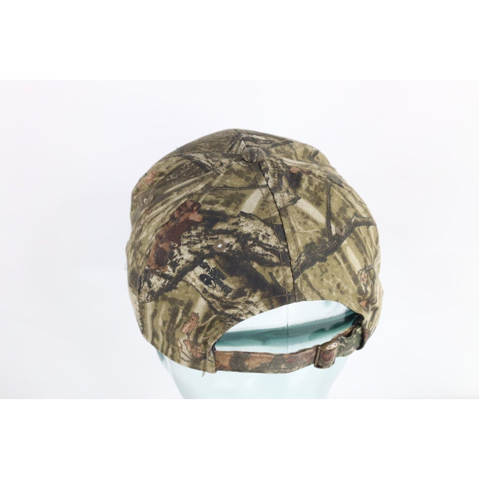 Vintage Vintage Cabelas Break Up Camouflage Canvas Strapback Hat Size ONE SIZE - 4 Thumbnail