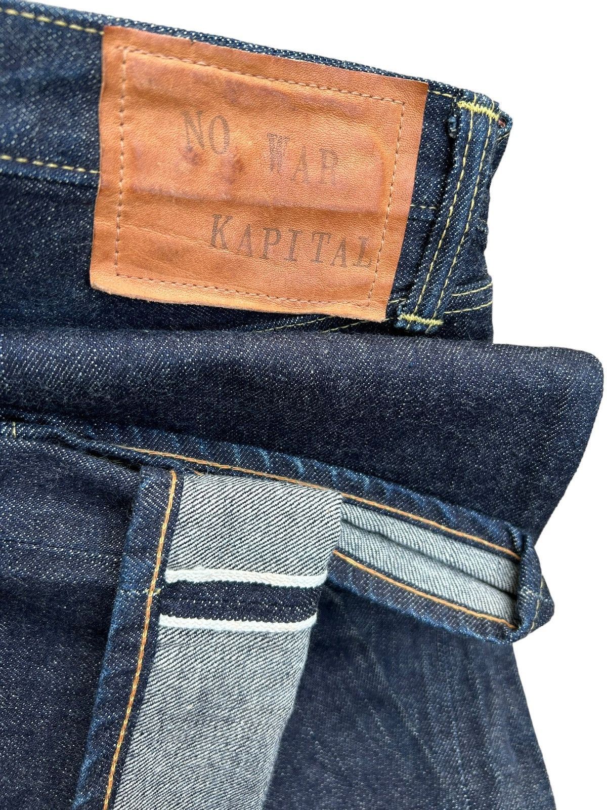 Japanese Brand × Kapital × Kapital Kountry KAPITAL NO WAR Redline Selvedge Denim ☠️ Size US 28 / EU 44 - 11 Thumbnail